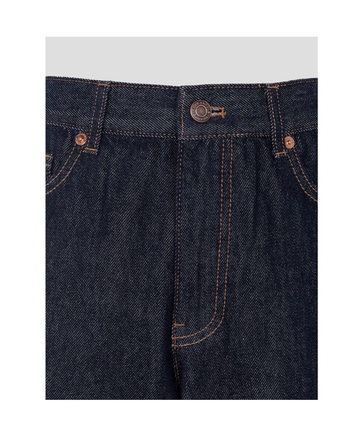빈폴 레이디스(BEANPOLE LADIES) [Essential] 기모 생지 데님 스트레이트 팬츠  네이비 (BF6921E71R)