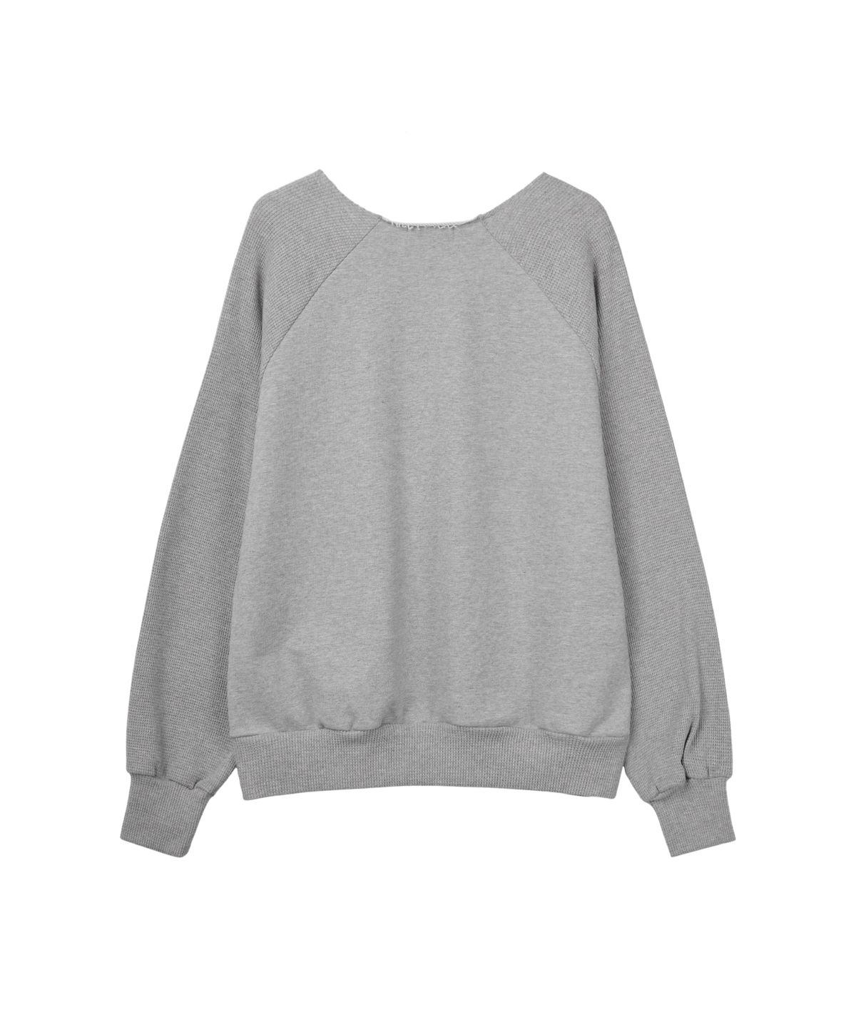 구월십일(GUWOLSIBIL) Child Waffle Sweatshirt Grey Melange