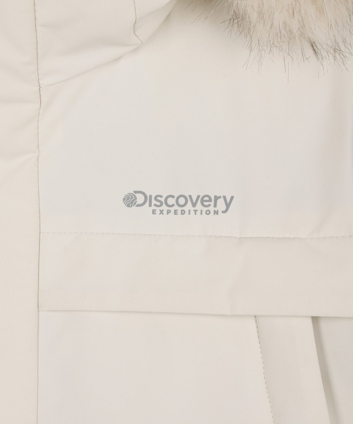 디스커버리 키즈(DISCOVERY KIDS) 키즈 그래비 퍼 다운 미드패딩 (D/IVORY)