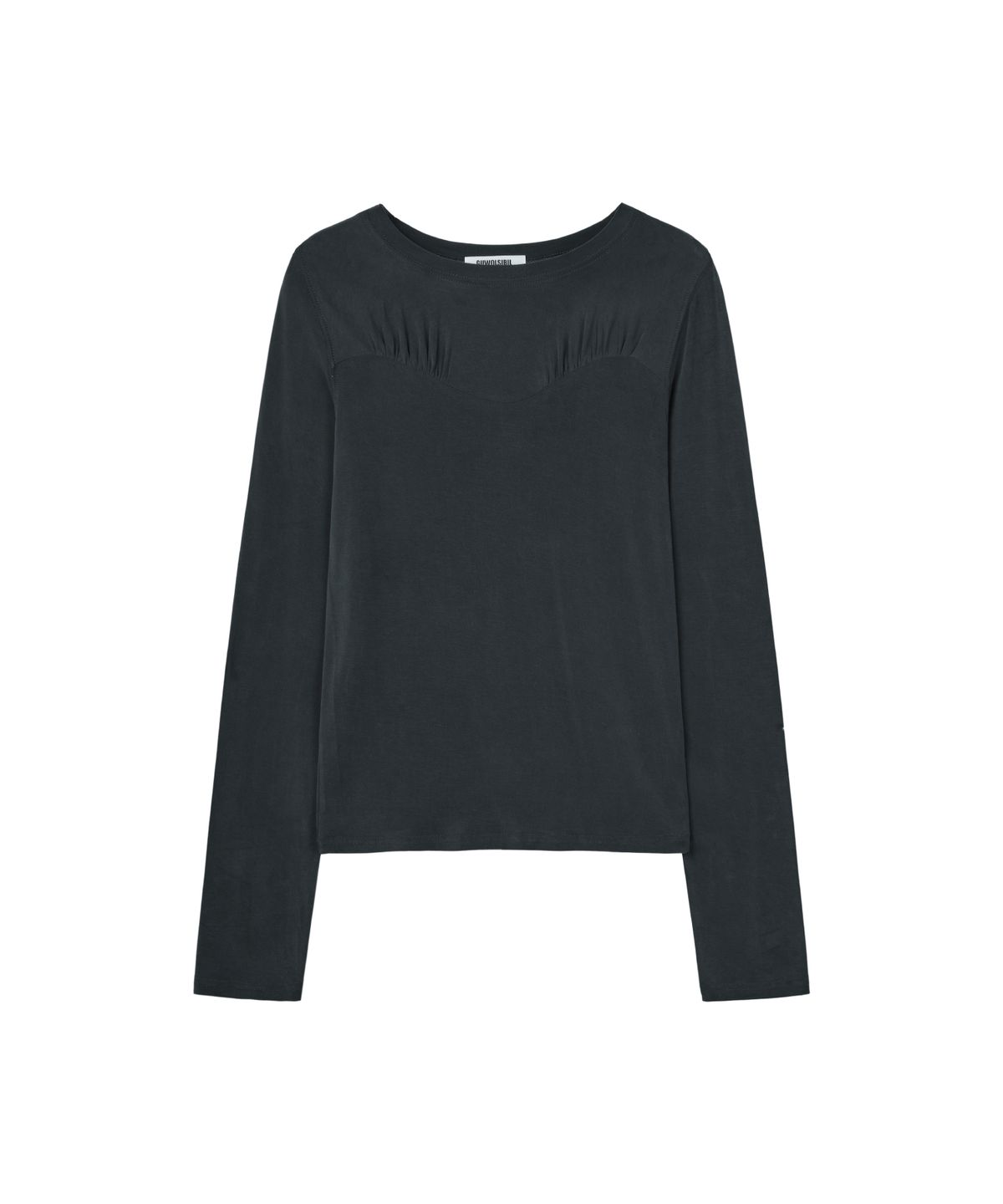 구월십일(GUWOLSIBIL) Fresh Line Shirring T-shirt Navy