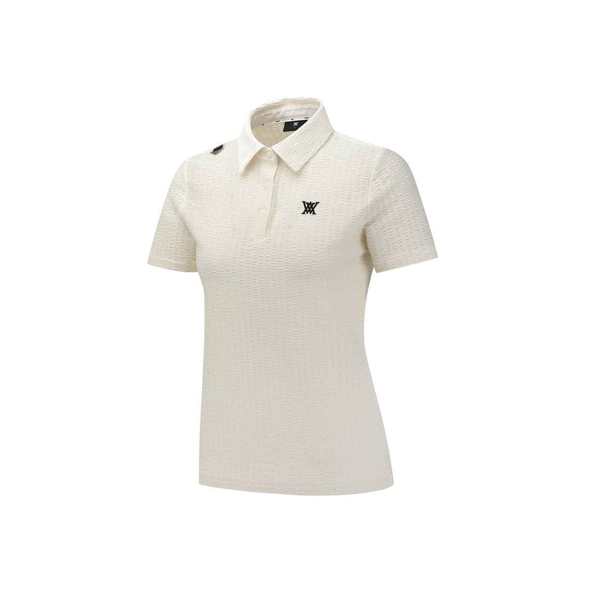 어뉴골프(ANEW GOLF) WOMEN WAVE TEXTURED TRANSITION SHORT SLEEVE T-SHIRT_CR