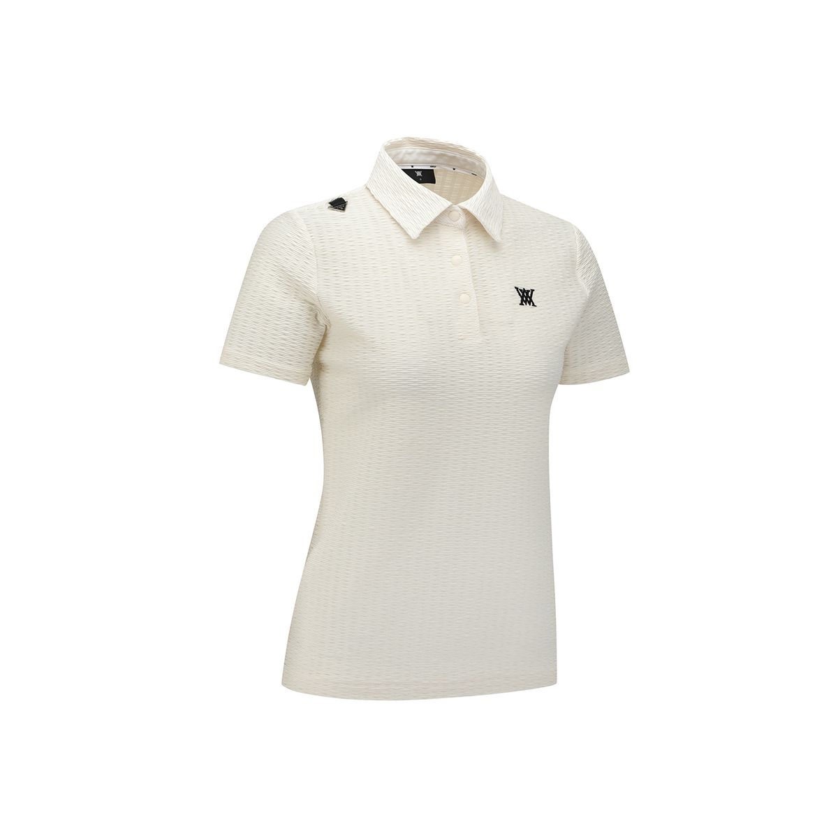 어뉴골프(ANEW GOLF) WOMEN WAVE TEXTURED TRANSITION SHORT SLEEVE T-SHIRT_CR