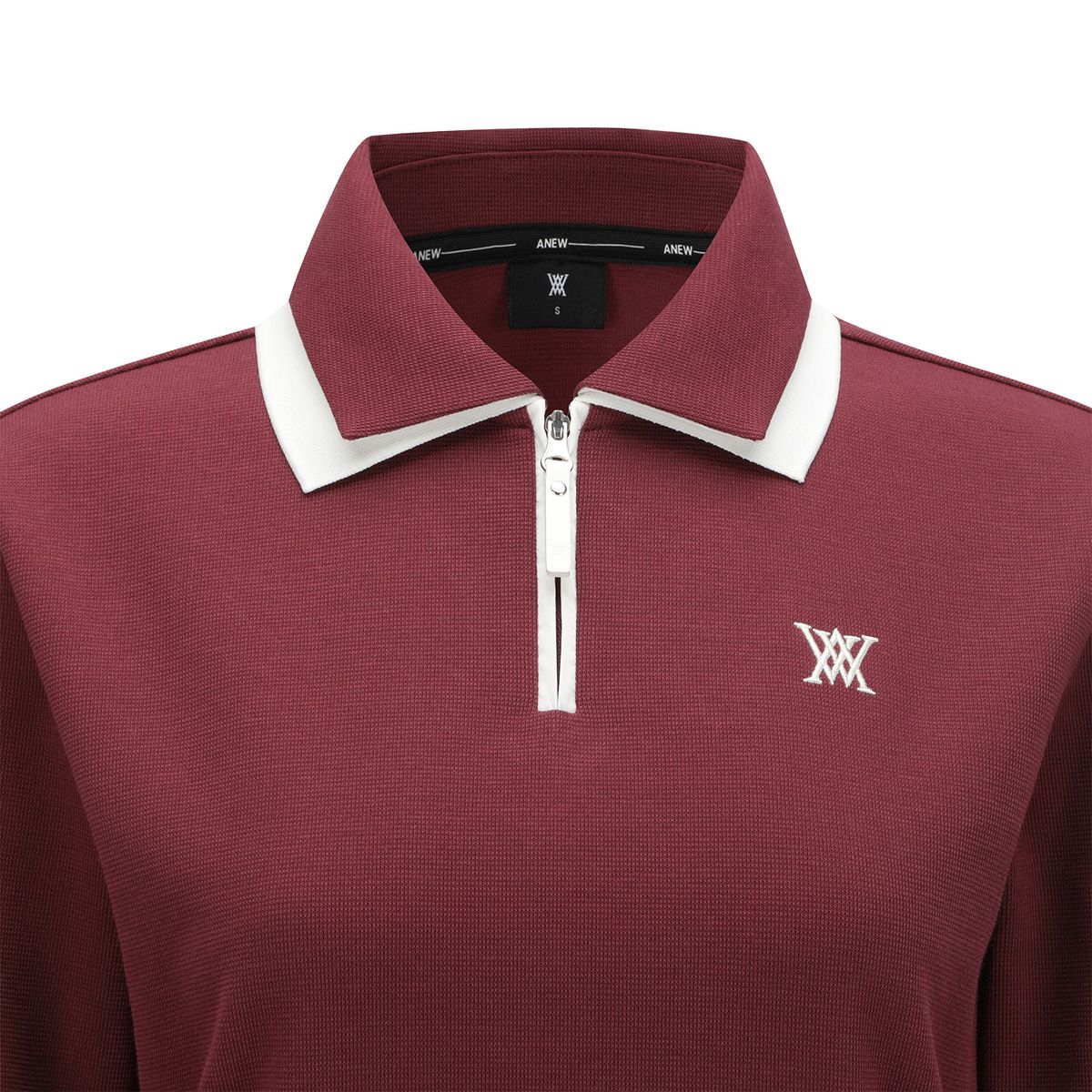 어뉴골프(ANEW GOLF) WOMEN TWO TONE COLLAR COMFORT SWEATSHIRT