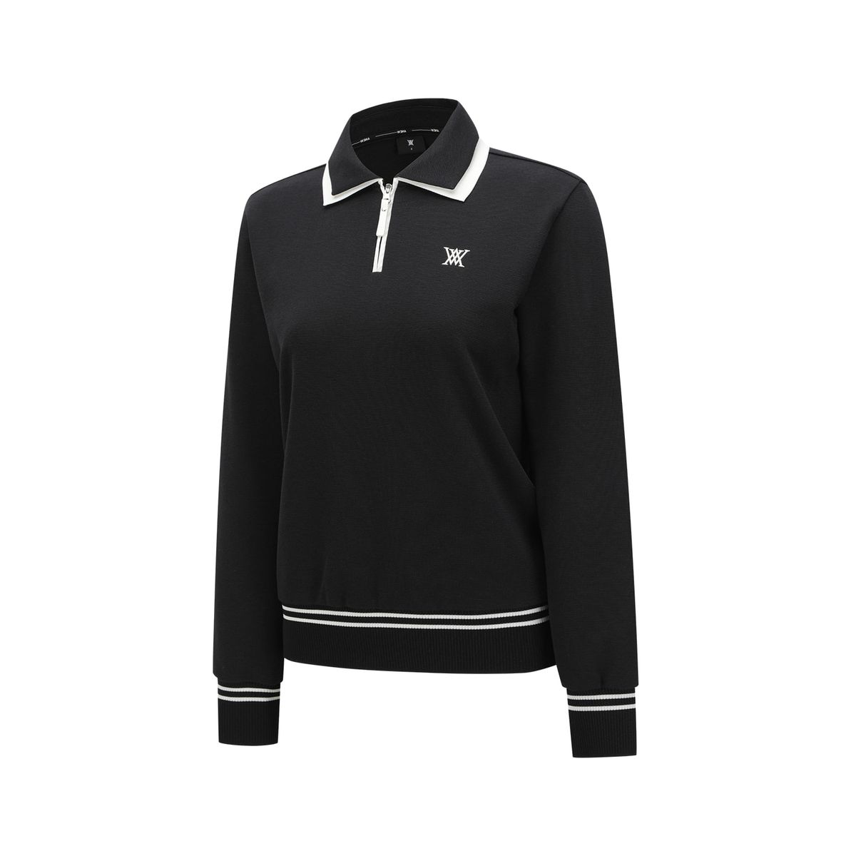 어뉴골프(ANEW GOLF) WOMEN TWO TONE COLLAR COMFORT SWEATSHIRT