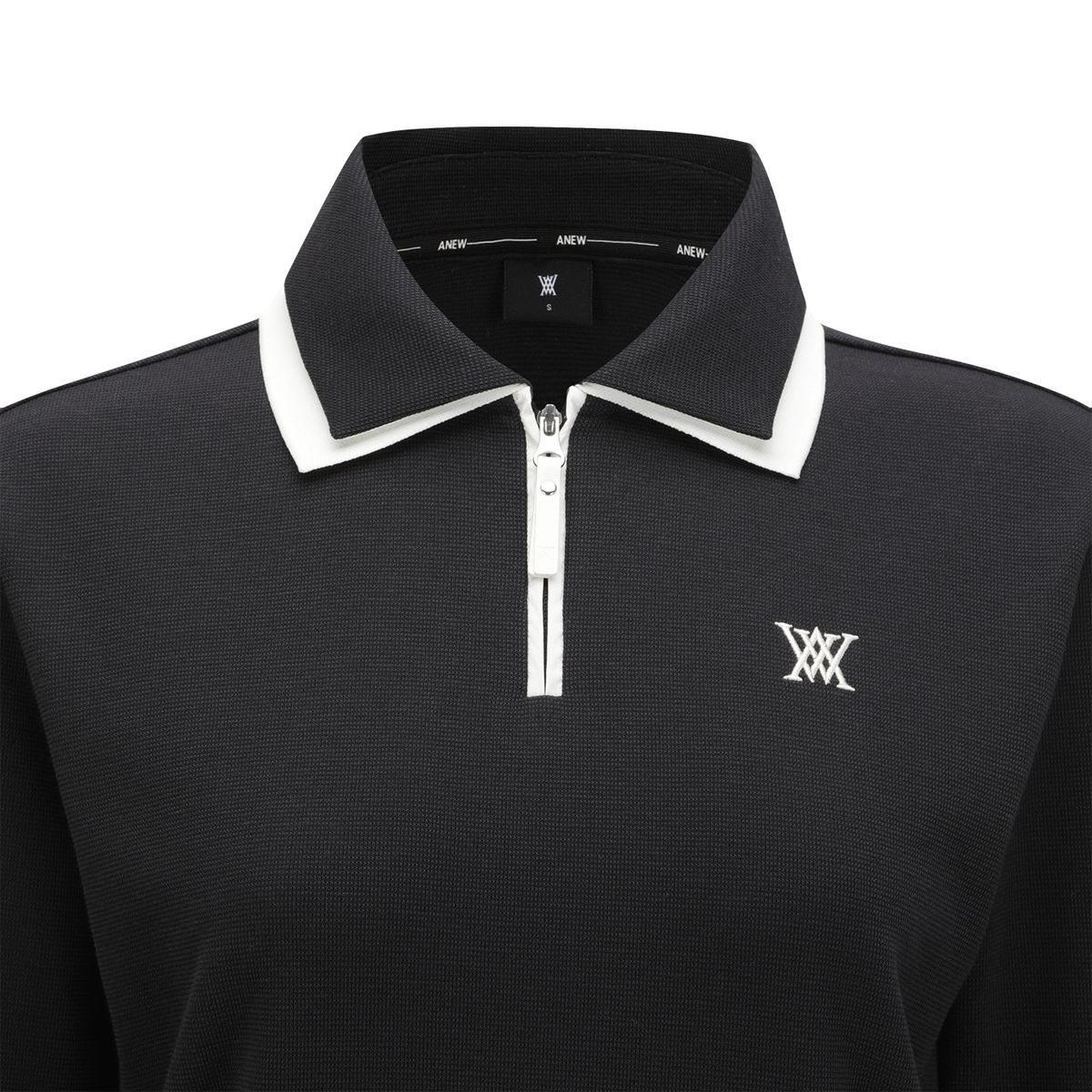 어뉴골프(ANEW GOLF) WOMEN TWO TONE COLLAR COMFORT SWEATSHIRT