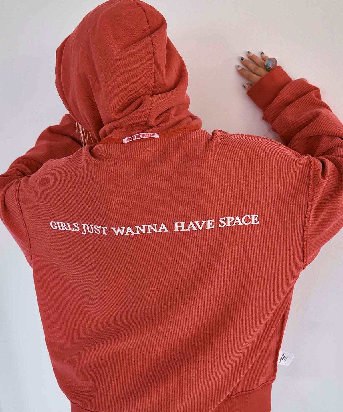 하이타이드 프랭키(HIGHTIDEFRANKIE) Cosmic Girl Reversible ZipUp Hoodie Red