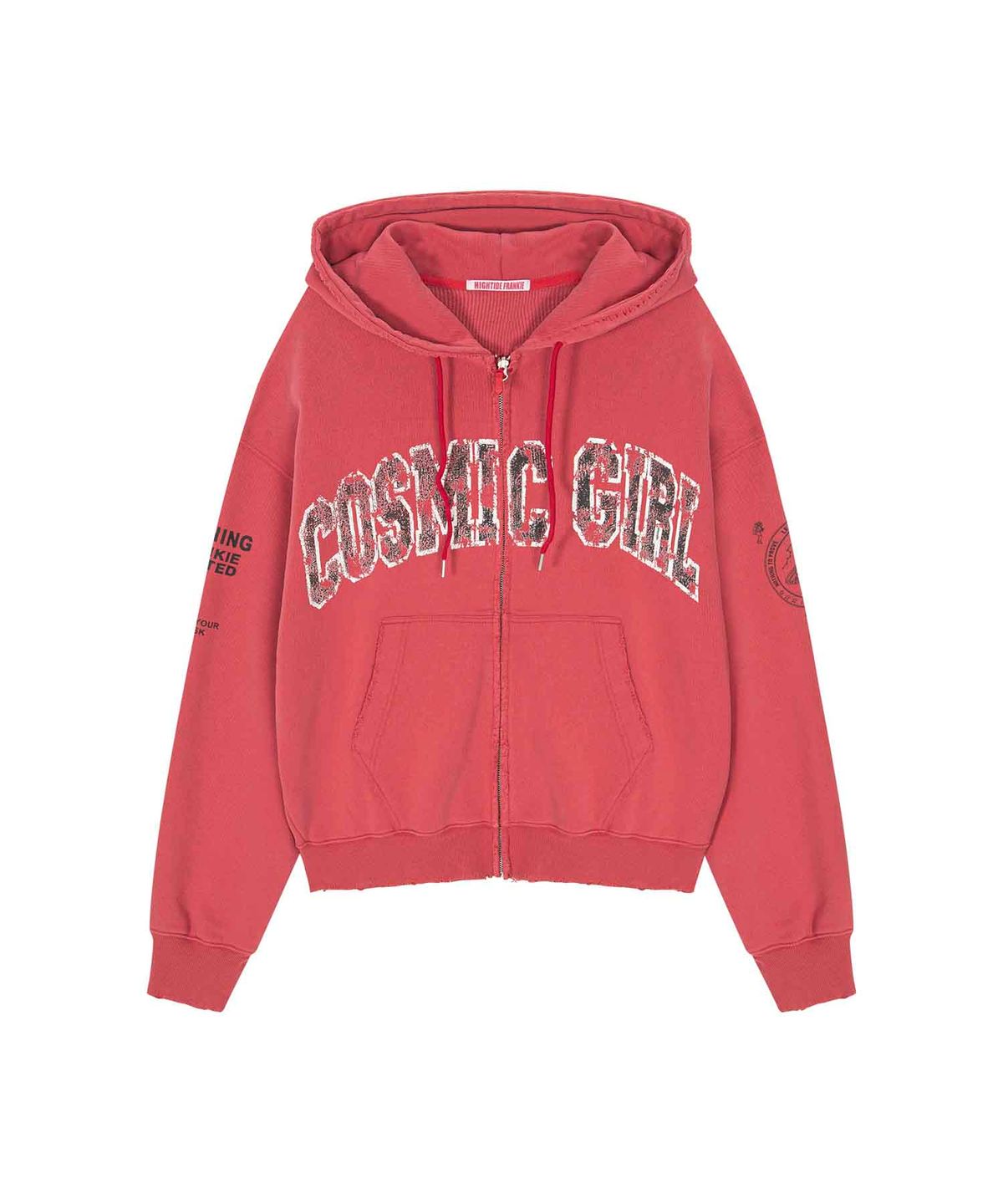 하이타이드 프랭키(HIGHTIDEFRANKIE) Cosmic Girl Reversible ZipUp Hoodie Red