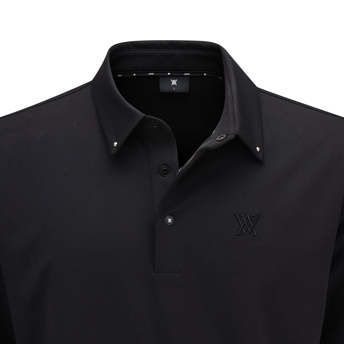 어뉴골프(ANEW GOLF) MEN ESSENTIAL LONG T-SHIRT_BK