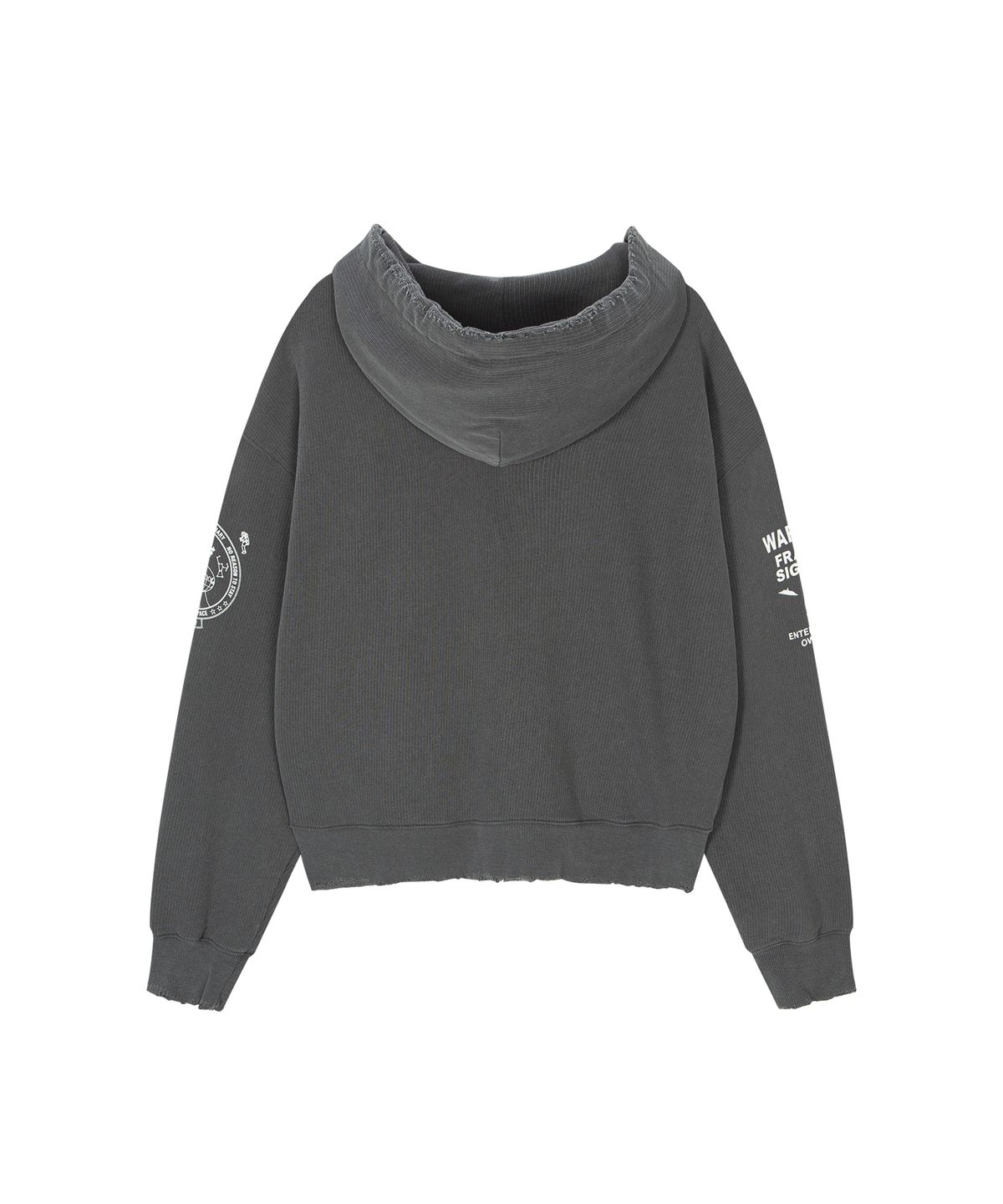 하이타이드 프랭키(HIGHTIDEFRANKIE) Cosmic Girl Reversible ZipUp Hoodie Charcoal