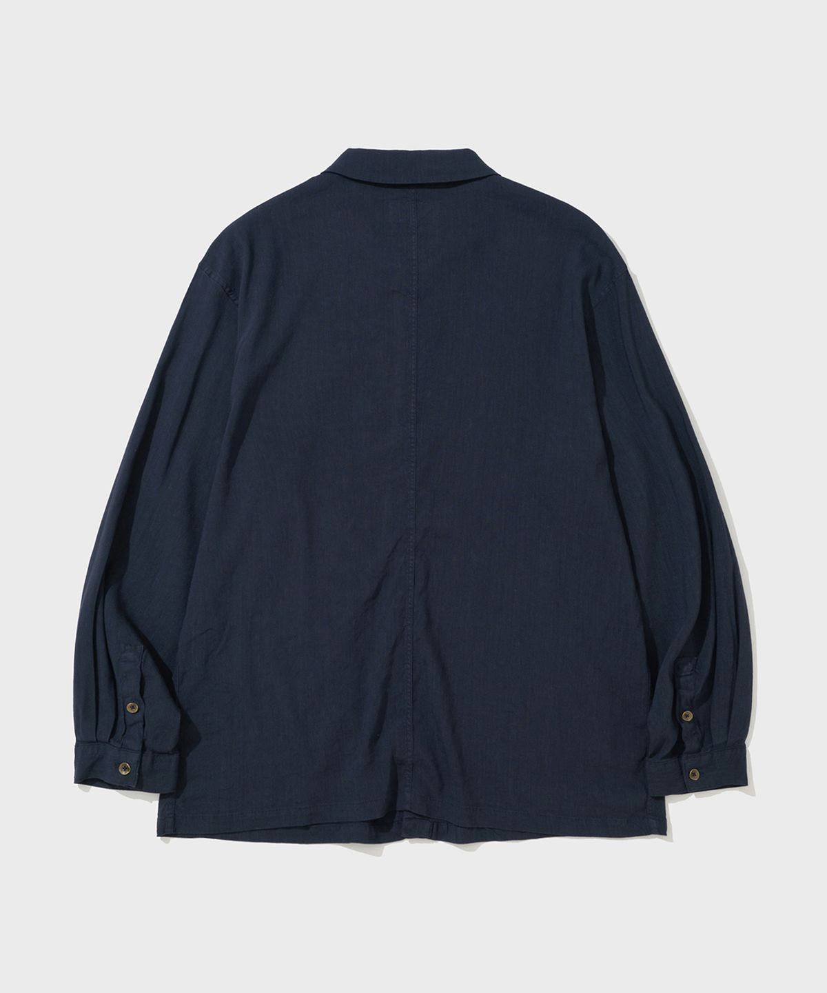 셔터(SHIRTER) LINEN VISCOSE WORK SHIRT (NAVY)