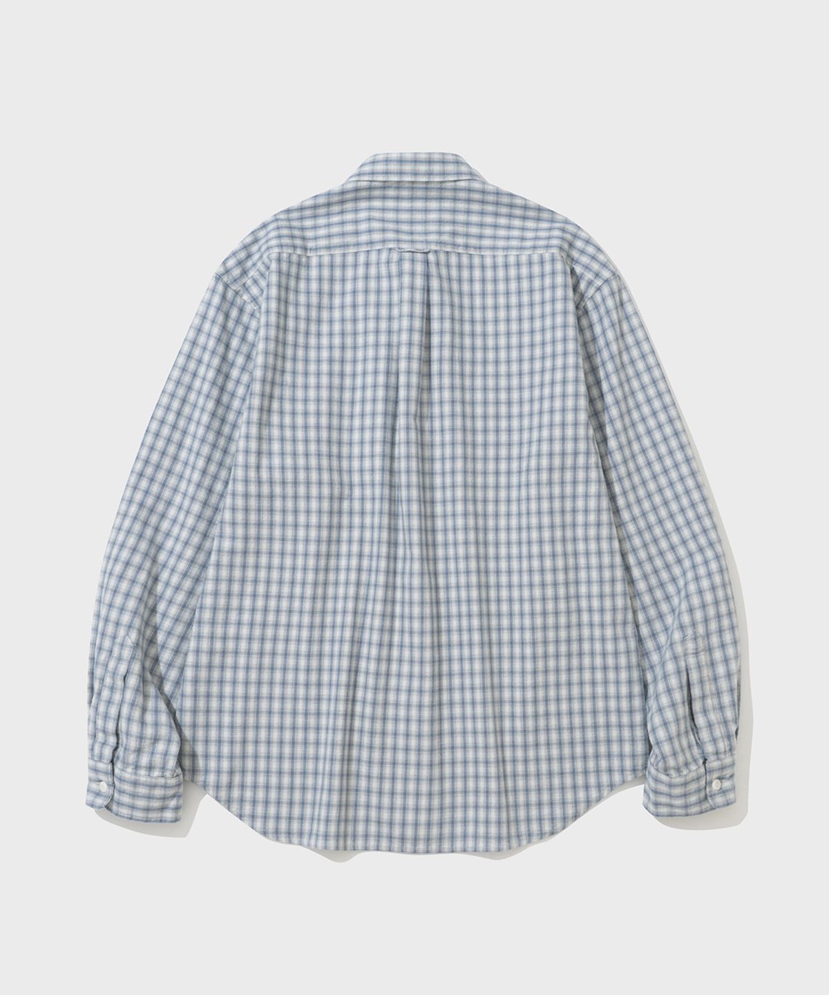 셔터(SHIRTER) ORGANIC BRUSHED COTTON SHIRT (FOG)