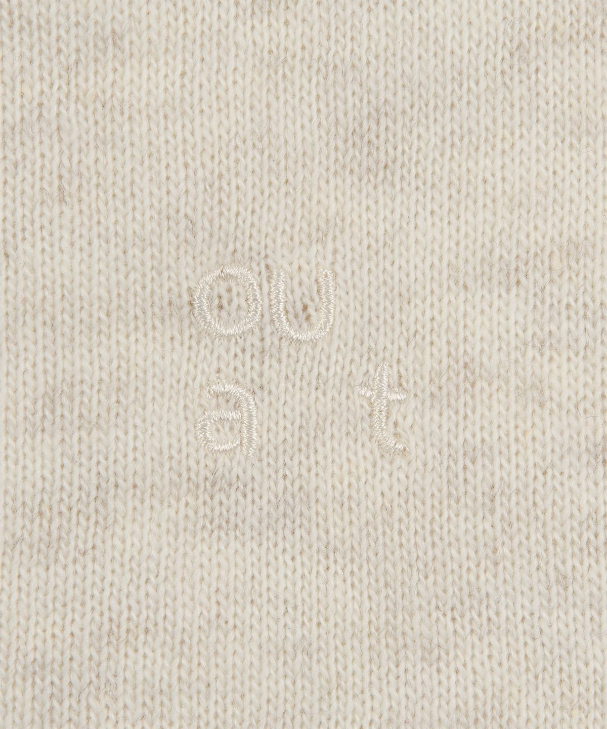 오우앗(OUAT) 니트 후드 집업 (OATMEAL)