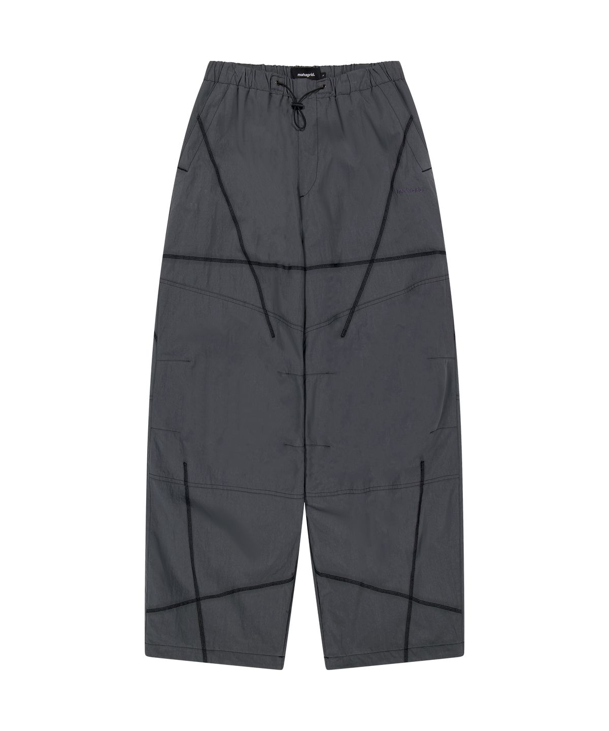 마하그리드(MAHAGRID) BASIC LOGO SS COTTON PANT[CHARCOAL]