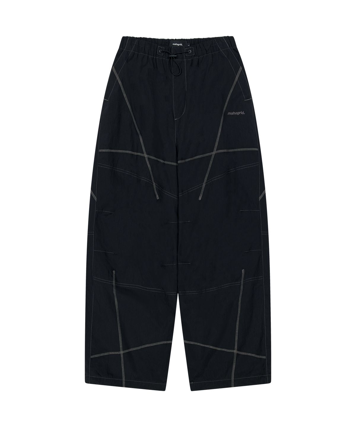 마하그리드(MAHAGRID) BASIC LOGO SS COTTON PANT[BLACK]