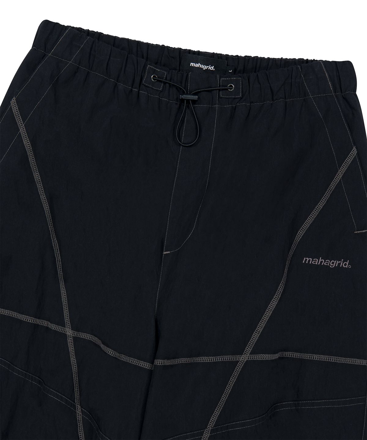 마하그리드(MAHAGRID) BASIC LOGO SS COTTON PANT[BLACK]