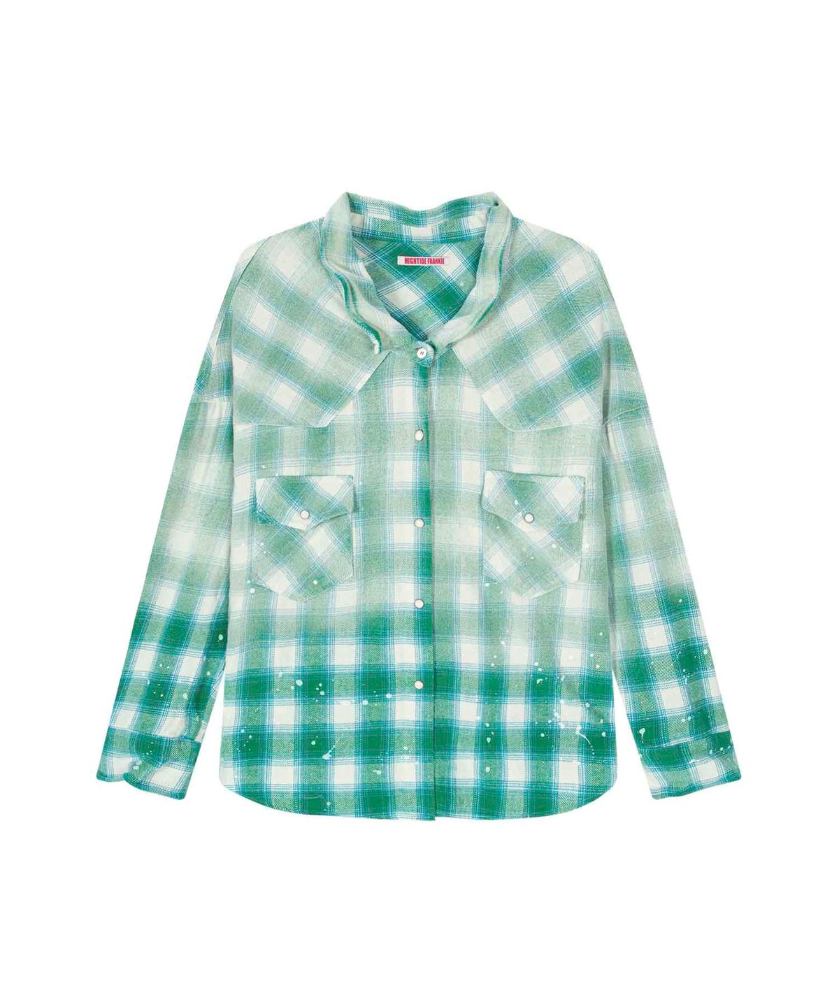 하이타이드 프랭키(HIGHTIDEFRANKIE) Painted Western Shirt Green