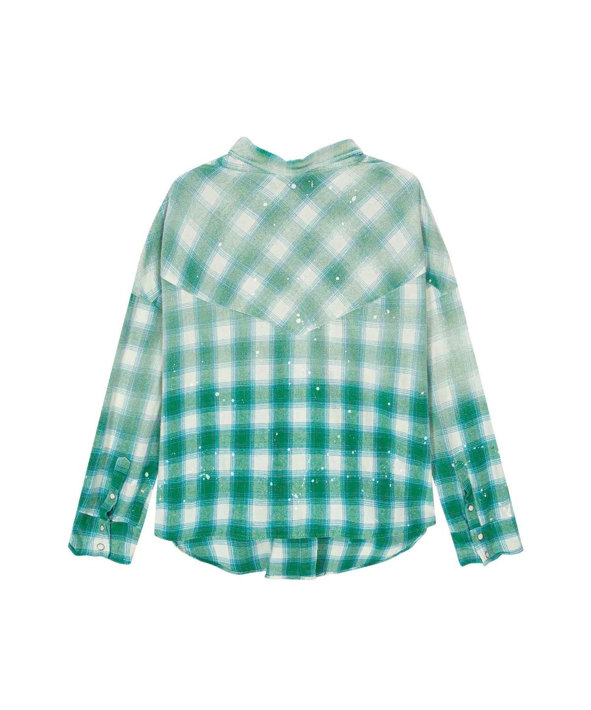 하이타이드 프랭키(HIGHTIDEFRANKIE) Painted Western Shirt Green
