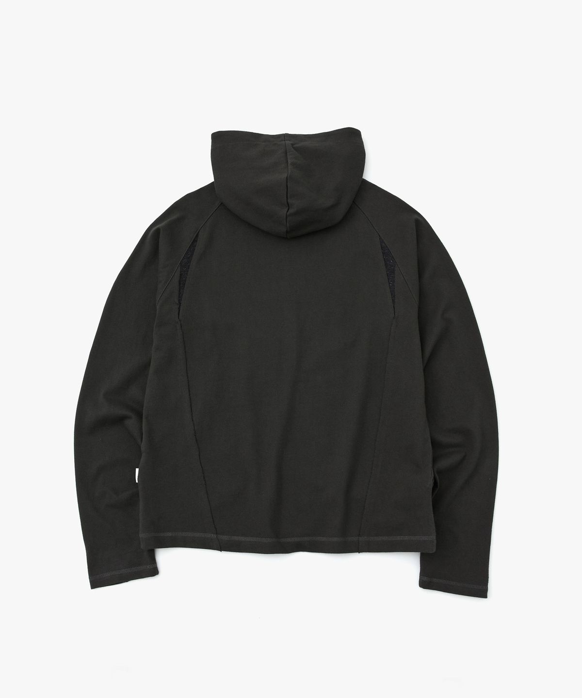 더블유엠씨(WMC) [담OOTD x WMC] 커브드 라인 후드집업_CHARCOAL GREY