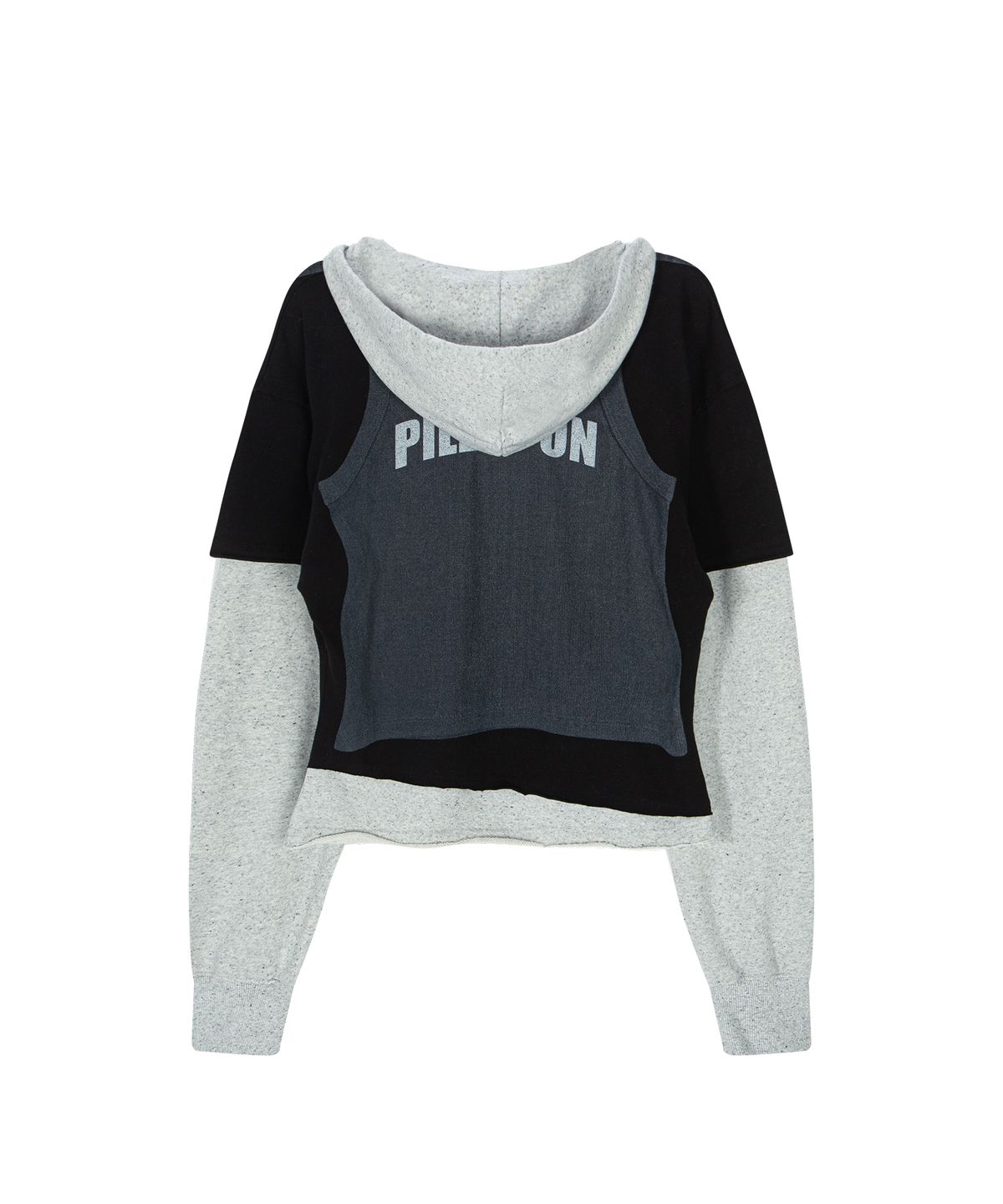 하이타이드 프랭키(HIGHTIDEFRANKIE) Layer on Layer Hoodie Black