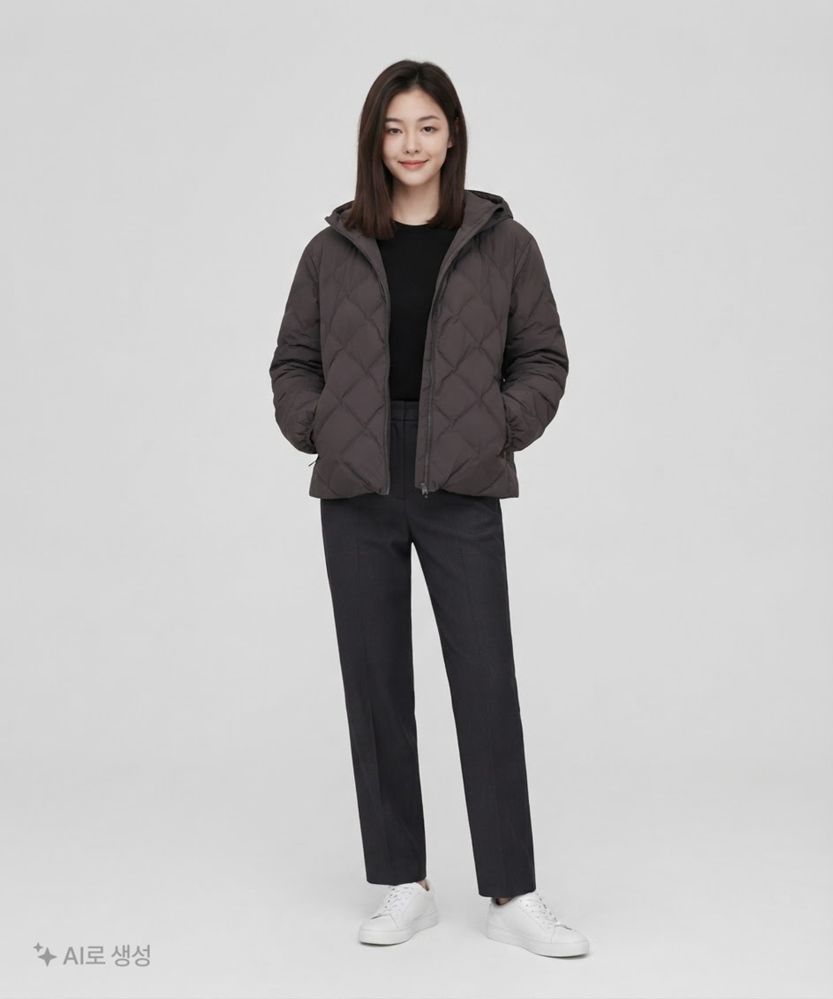 유니클로(UNIQLO) 숏 패딩/숏 헤비 아우터 L