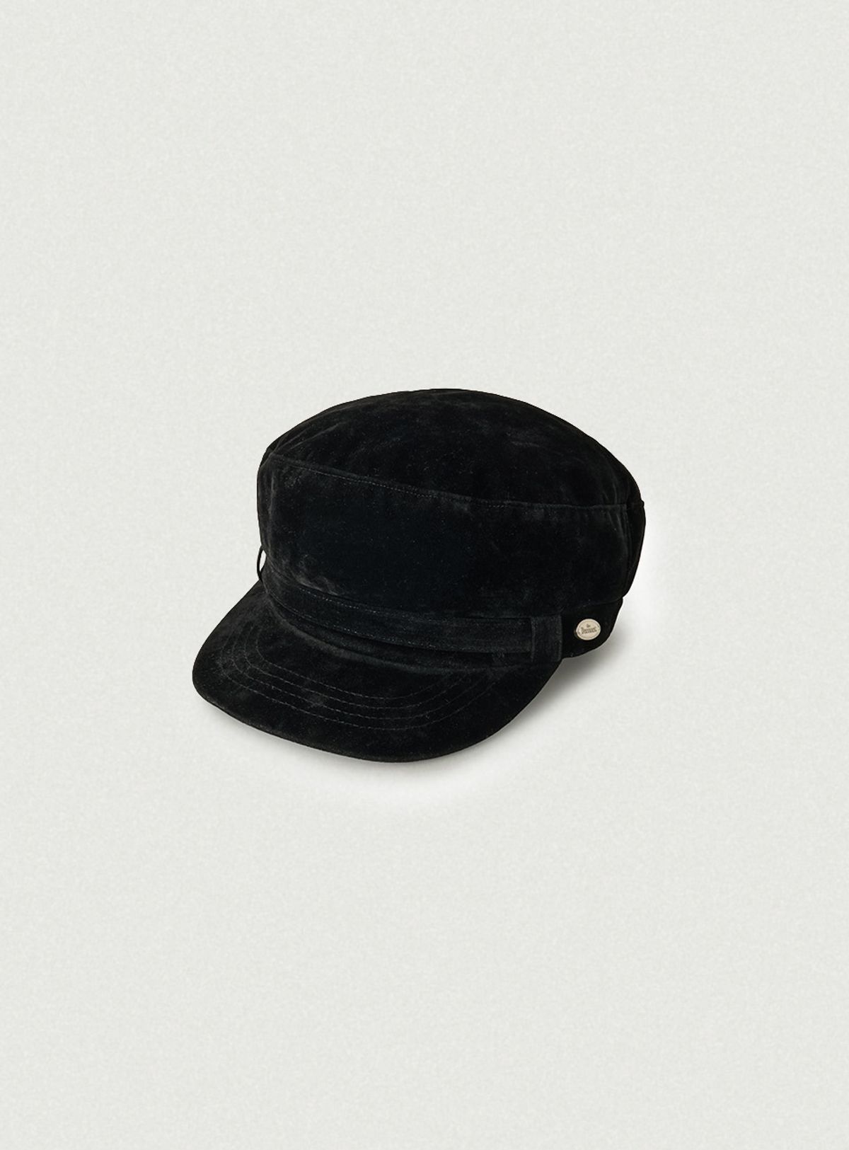 더바넷(THEBARNNET) Anna Suede Hunting Cap_Black