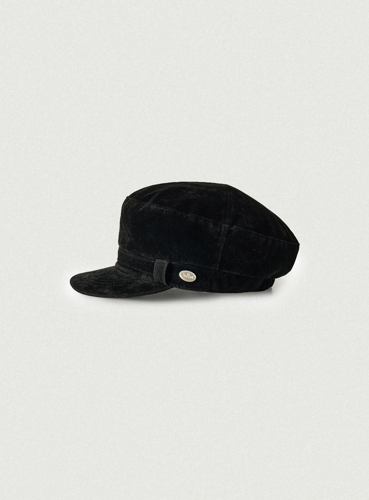 더바넷(THEBARNNET) Anna Suede Hunting Cap_Black