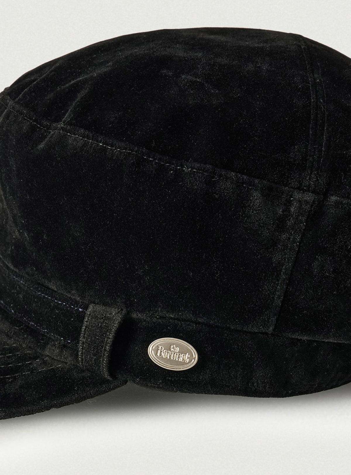 더바넷(THEBARNNET) Anna Suede Hunting Cap_Black