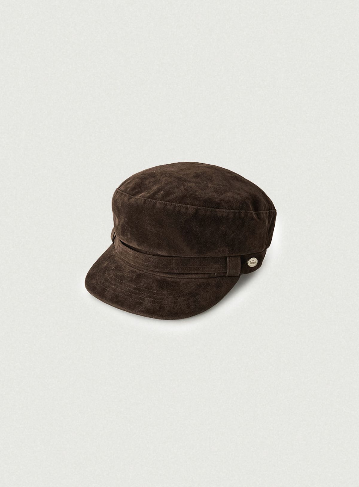 더바넷(THEBARNNET) Anna Suede Hunting Cap_Brown