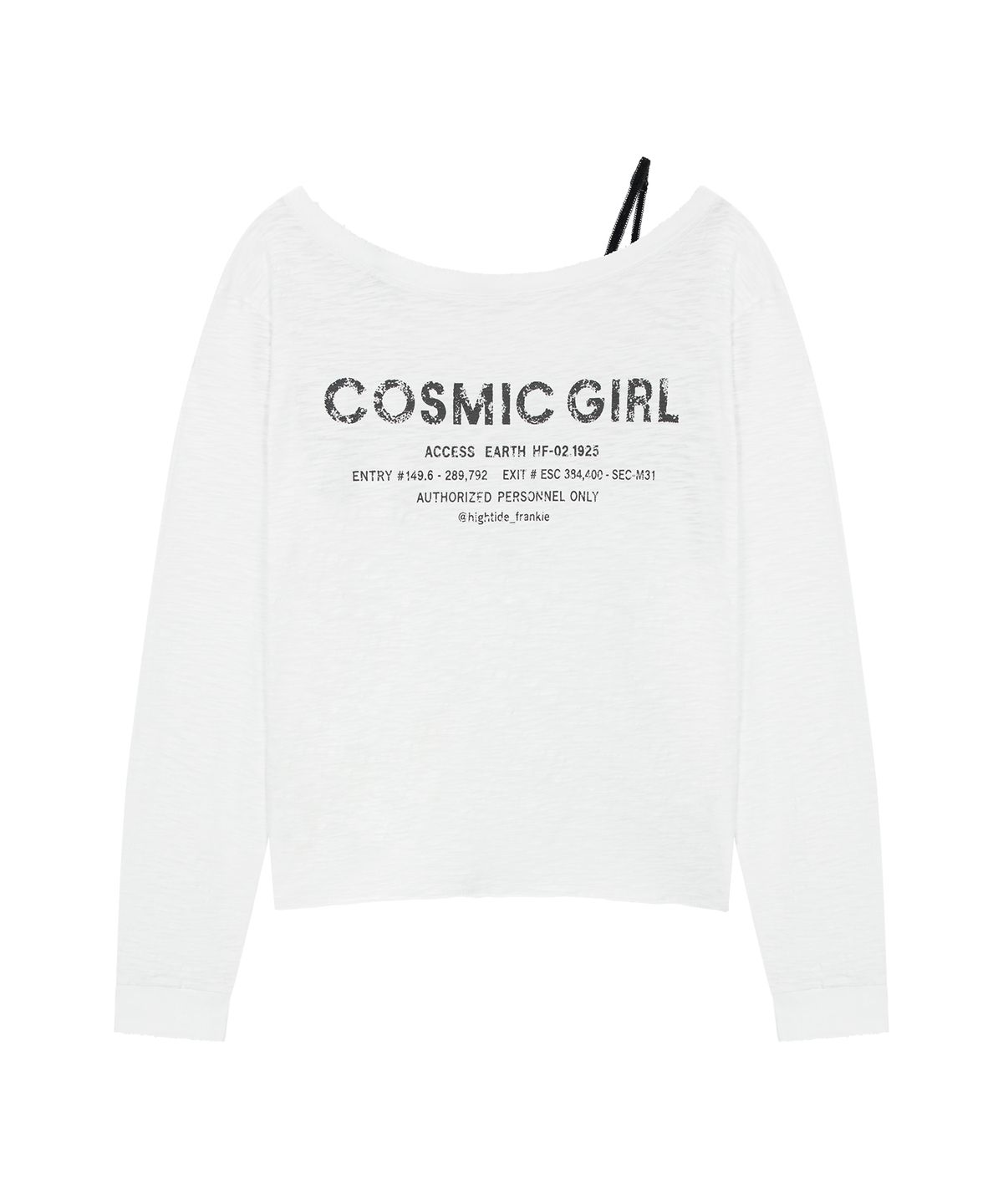 하이타이드 프랭키(HIGHTIDEFRANKIE) 0905 ESC Off-Shoulder Tee White