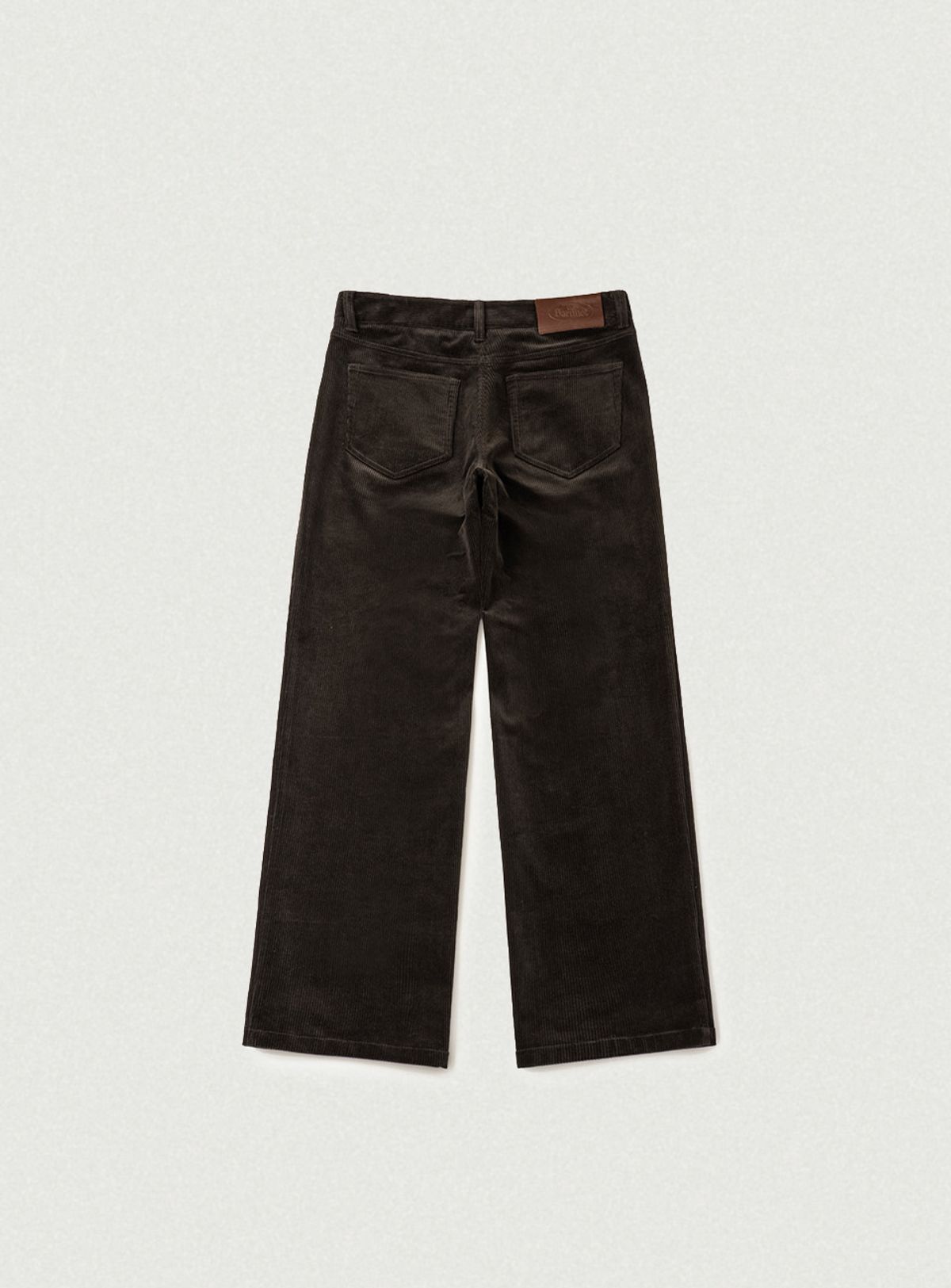 더바넷(THEBARNNET) Clea Corduroy Relaxed-Fit Pants_Charcoal