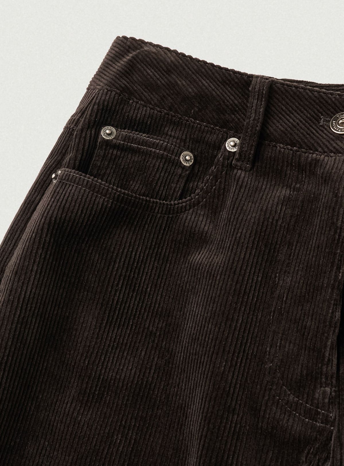 더바넷(THEBARNNET) Clea Corduroy Relaxed-Fit Pants_Charcoal