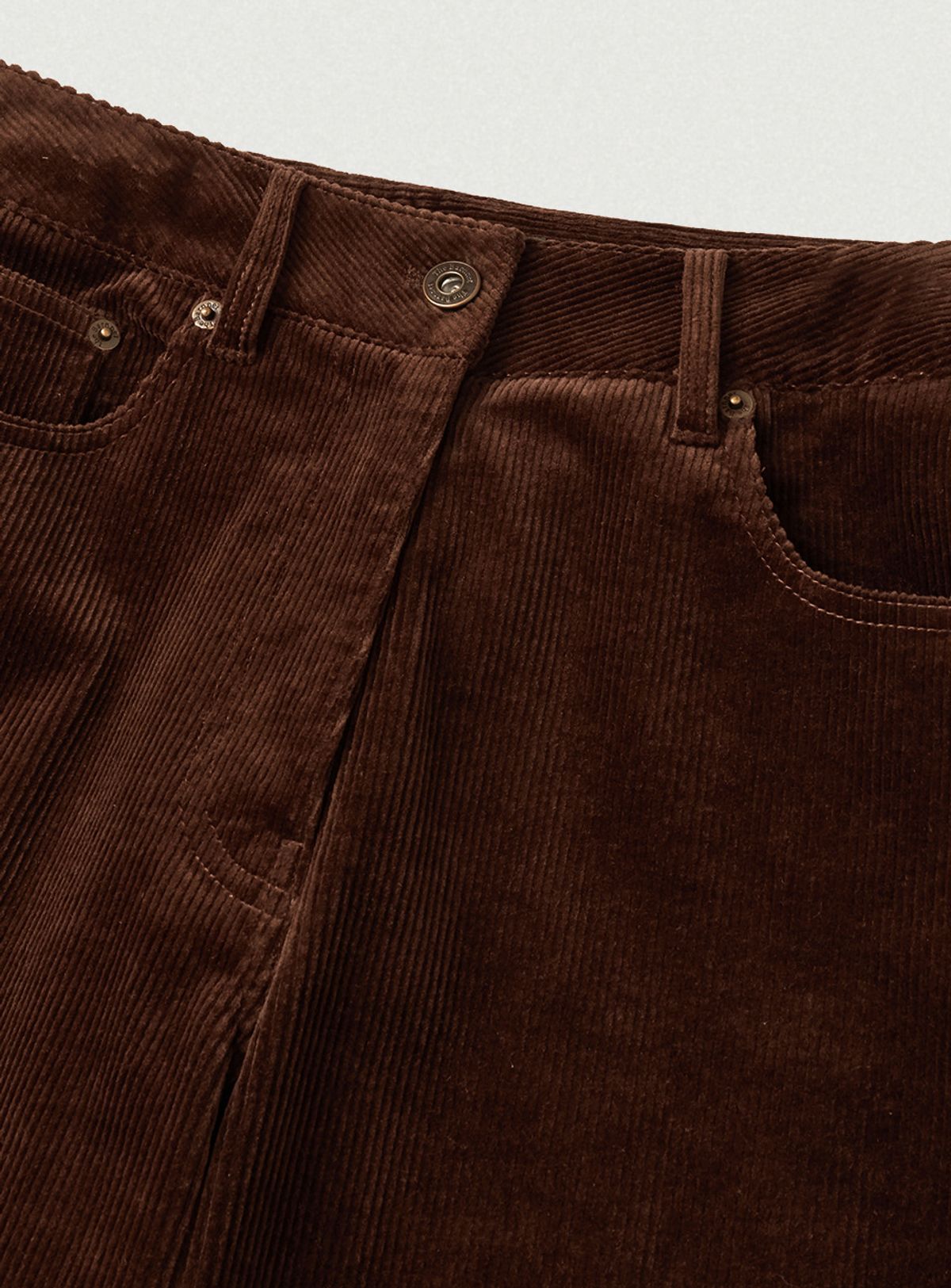 더바넷(THEBARNNET) Clea Corduroy Relaxed-Fit Pants_Brown