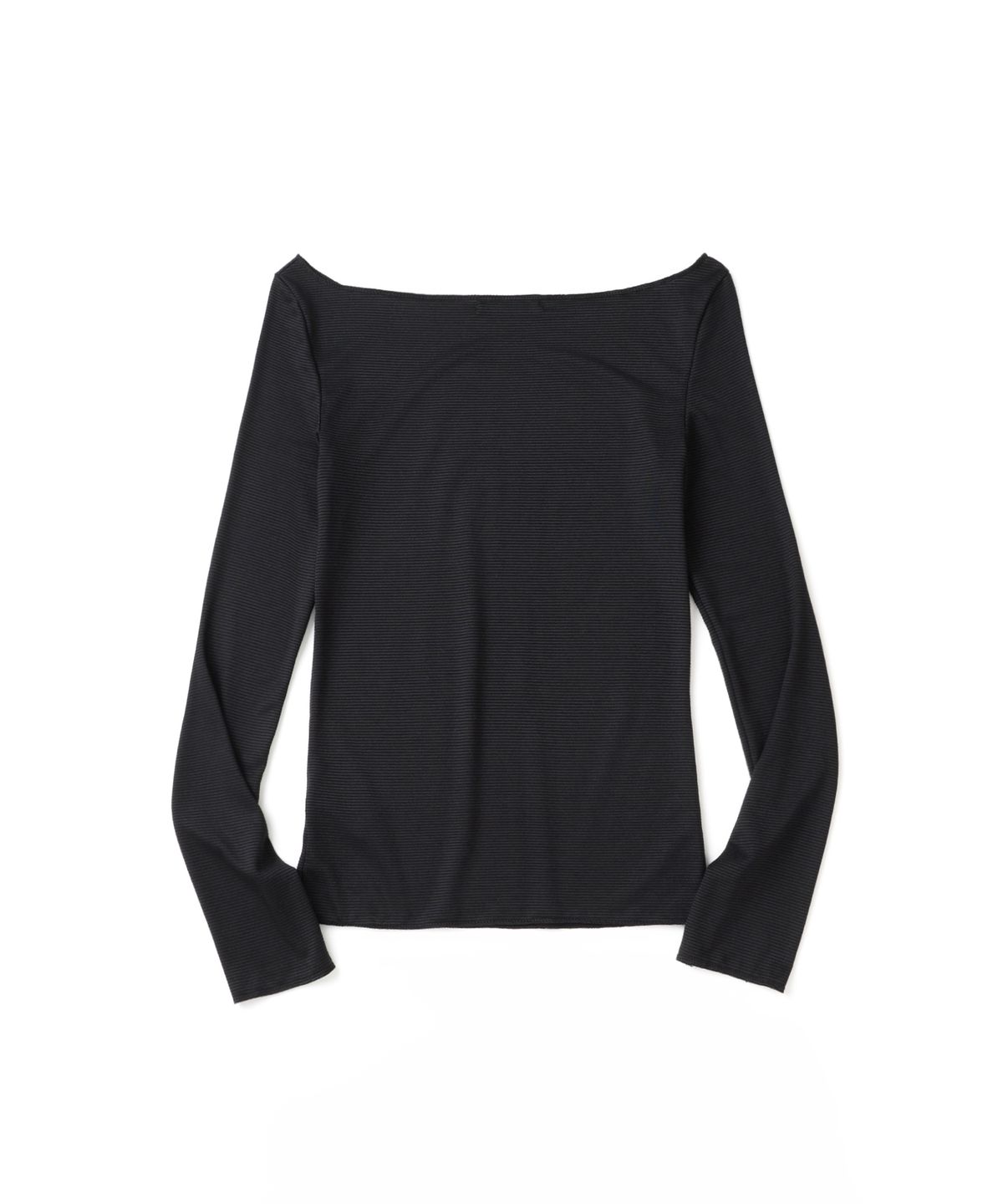 히쇼(HISYO) One Shoulder Heart Long Sleeve - Black