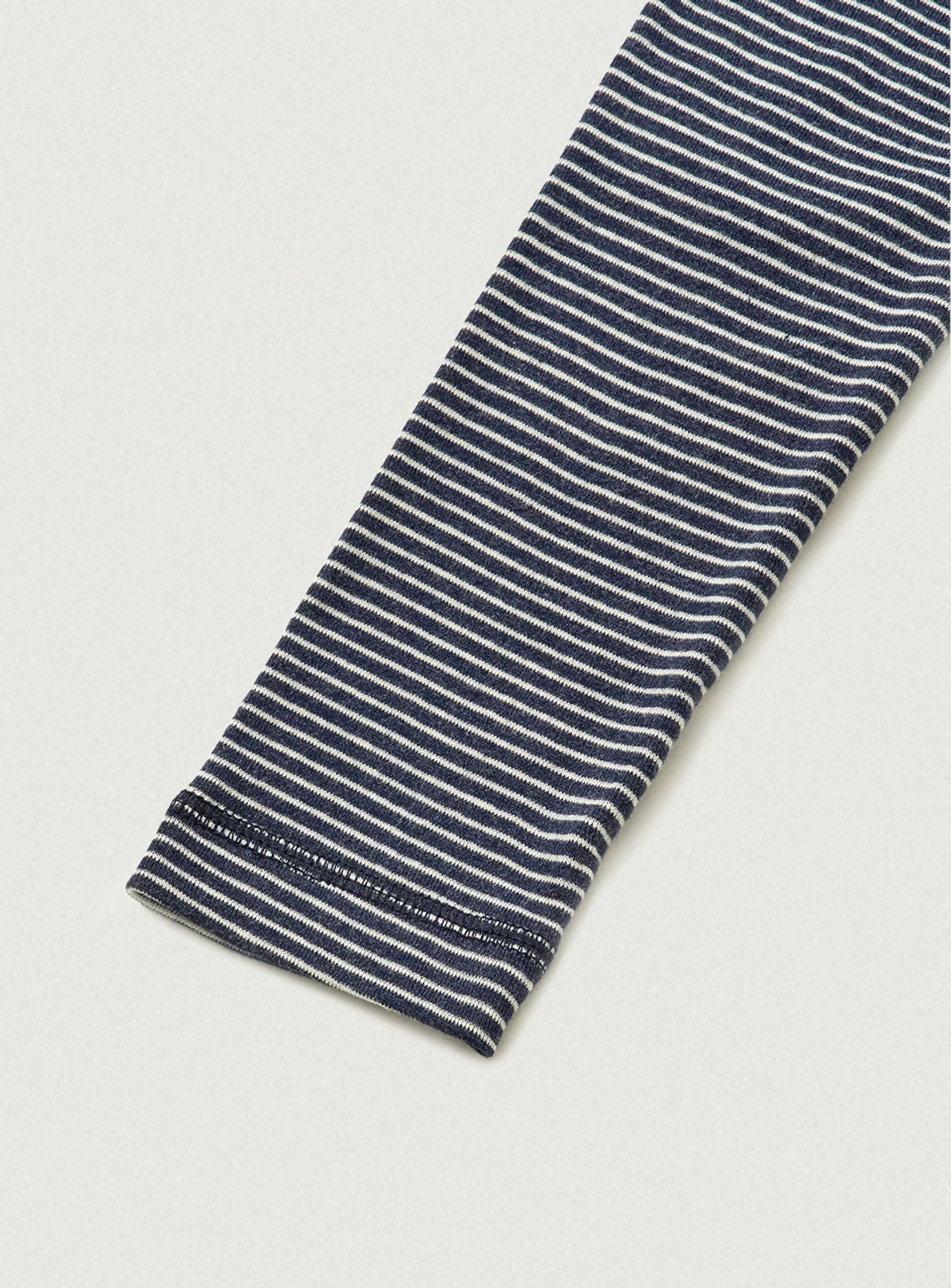 더바넷(THEBARNNET) Devon Stripe Henley T-Shirt_Navy