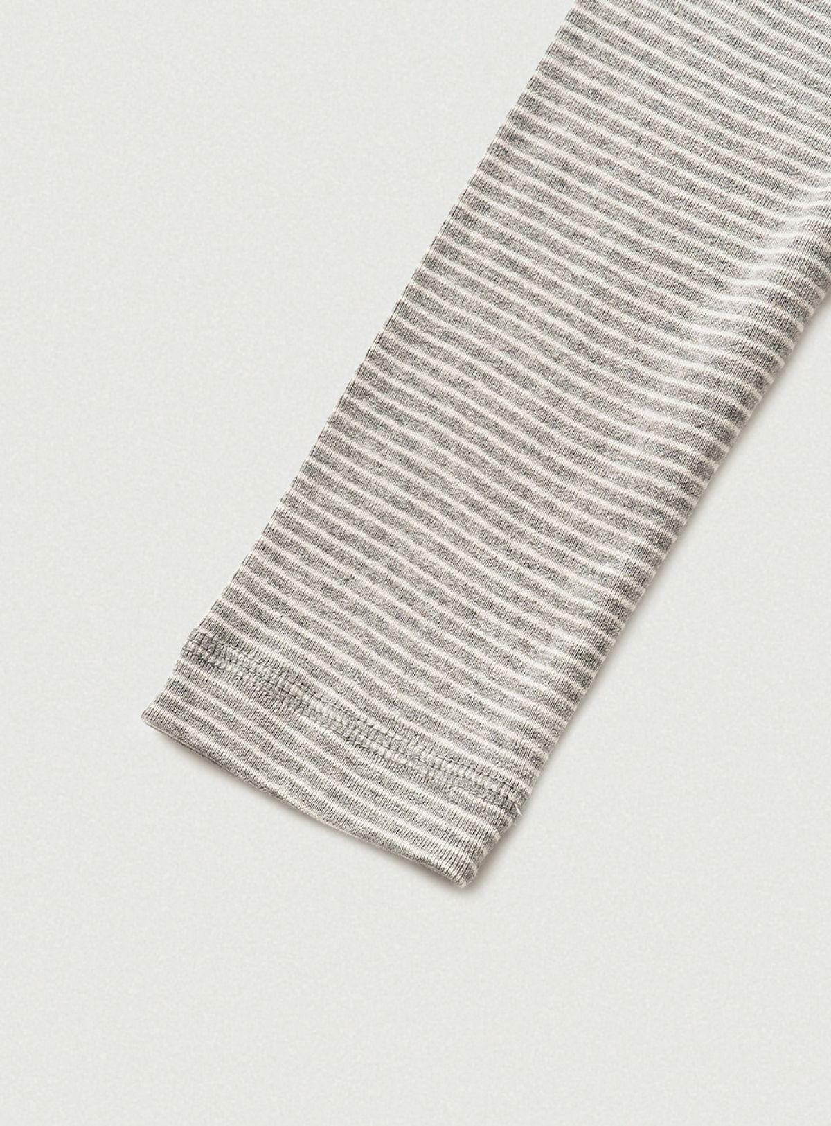더바넷(THEBARNNET) Devon Stripe Henley T-Shirt_Grey