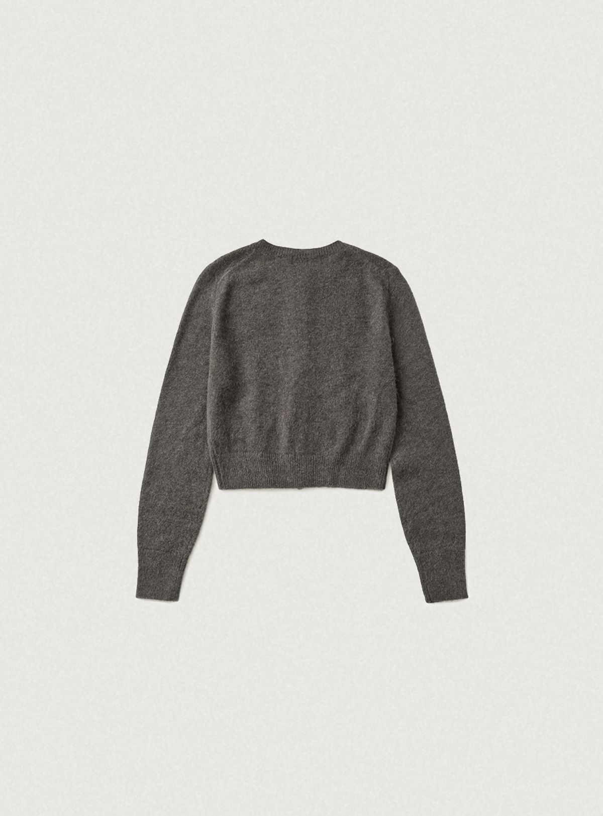더바넷(THEBARNNET) Jane Alpaca-Blend Cardigan_Charcoal