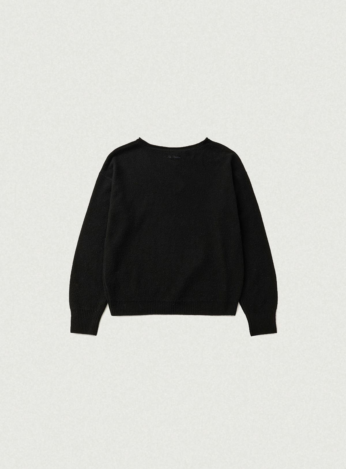 더바넷(THEBARNNET) Mild Deep V-neck Cashmere Knit_Black