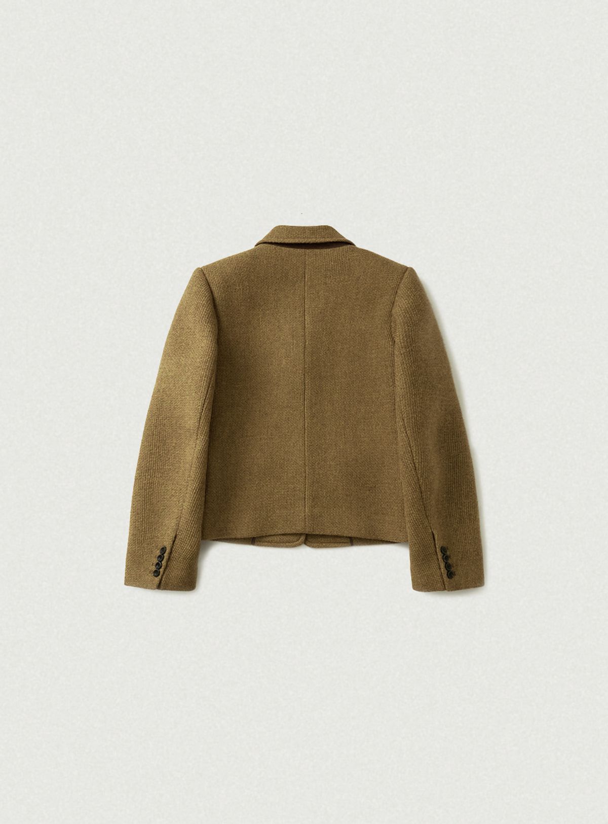 더바넷(THEBARNNET) Atelier Wool Cropped Jacket_Camel
