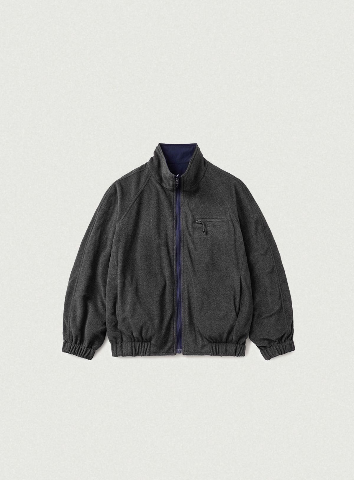 더바넷(THEBARNNET) Luva Reversible Fleece Jacket_Navy