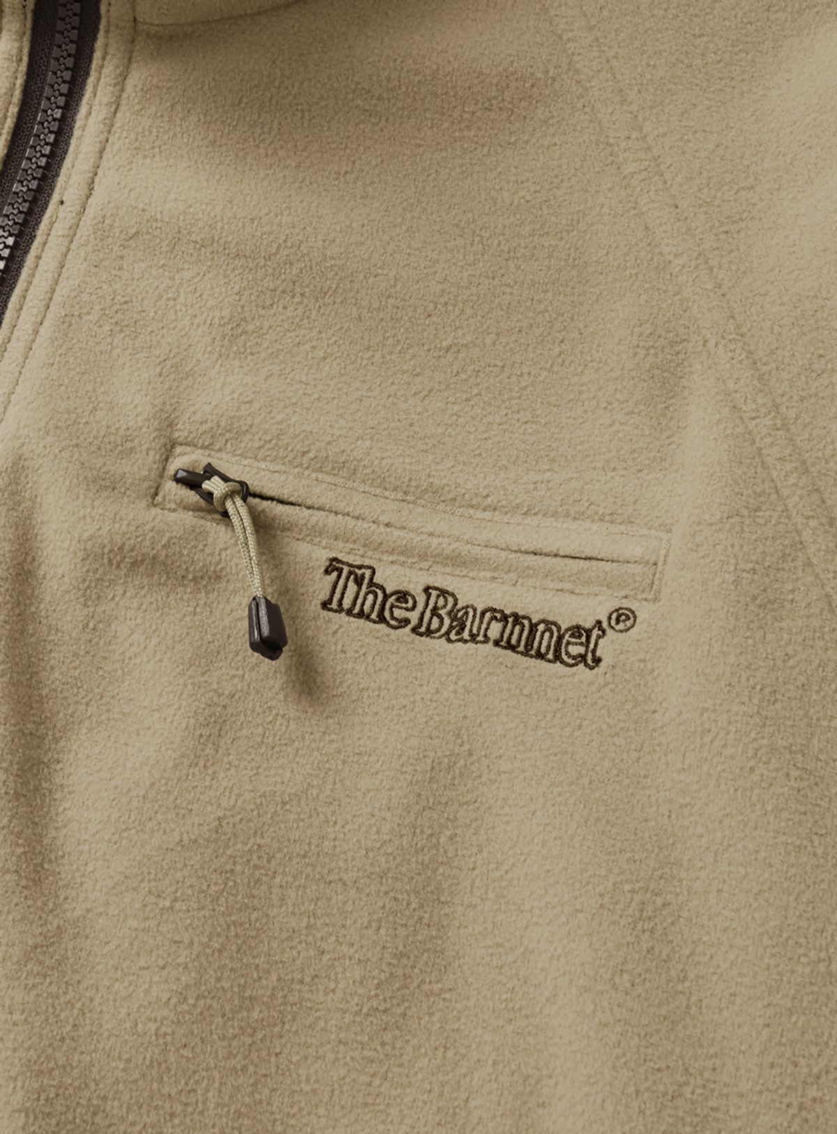 더바넷(THEBARNNET) Luva Reversible Fleece Jacket_Brown