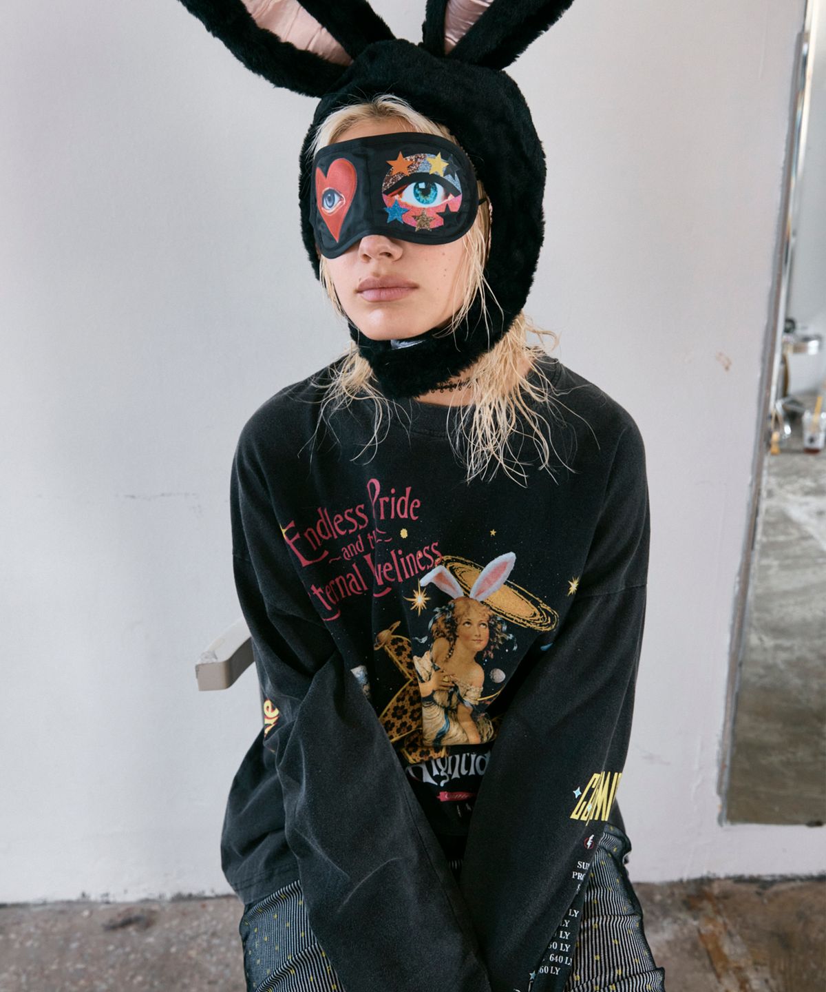 하이타이드 프랭키(HIGHTIDEFRANKIE) Cosmic Girl Long Sleeve Black
