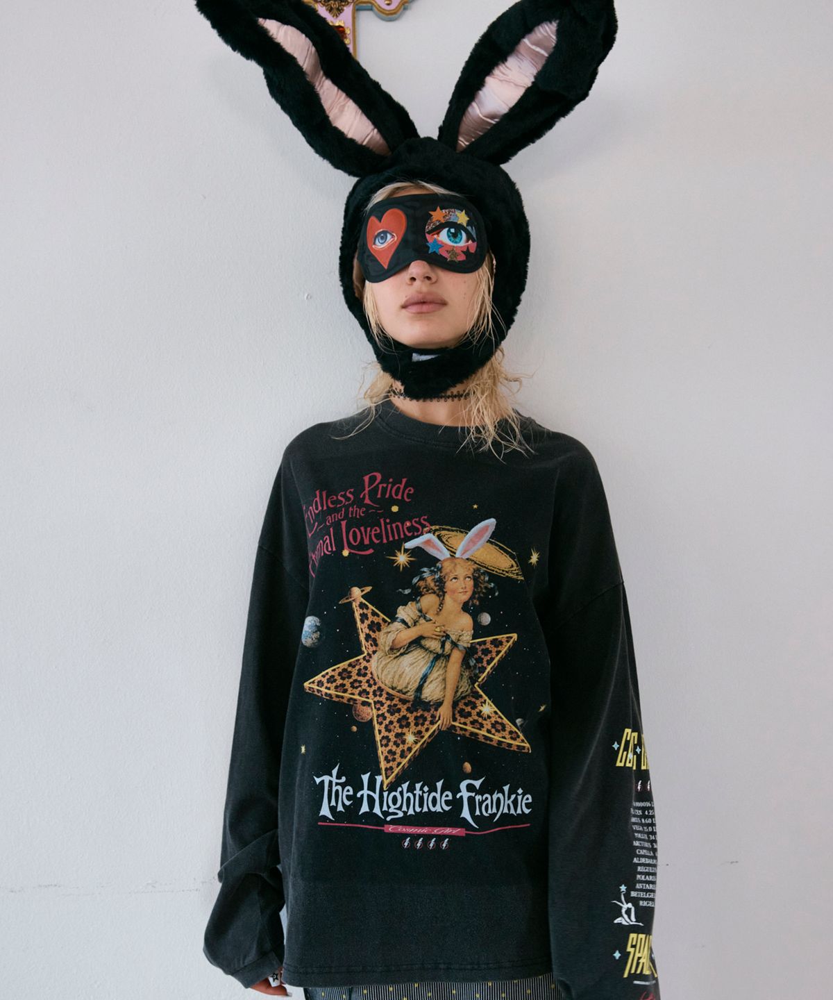하이타이드 프랭키(HIGHTIDEFRANKIE) Cosmic Girl Long Sleeve Black