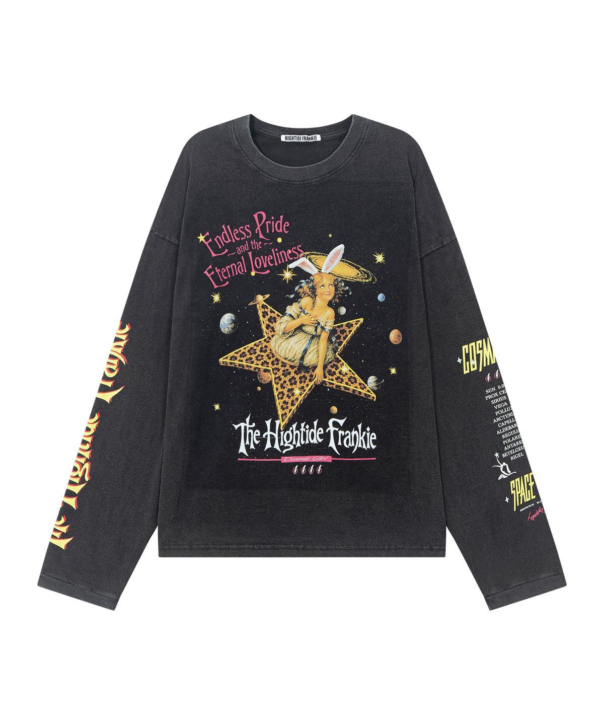 하이타이드 프랭키(HIGHTIDEFRANKIE) Cosmic Girl Long Sleeve Black