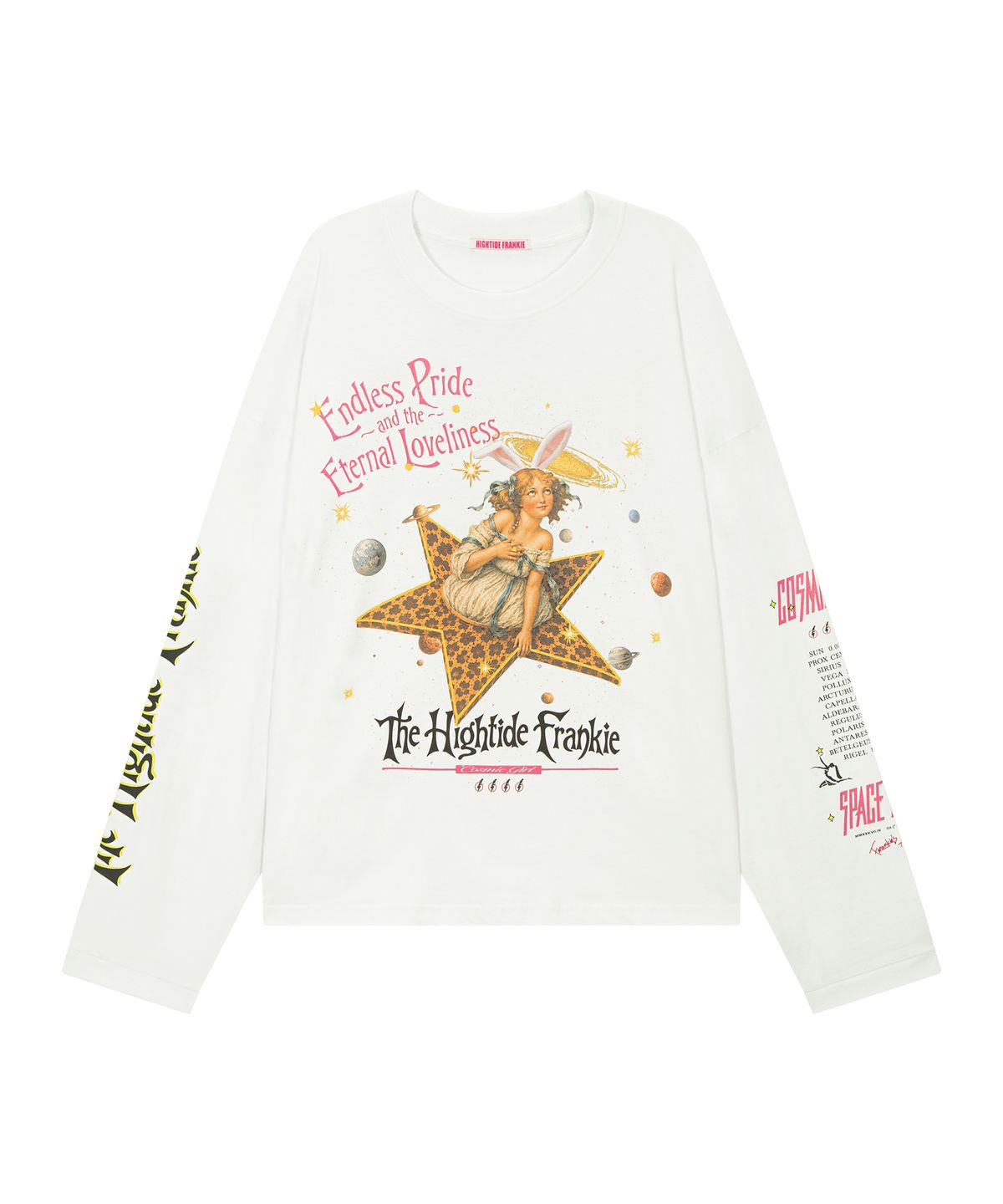 하이타이드 프랭키(HIGHTIDEFRANKIE) Cosmic Girl Long Sleeve White