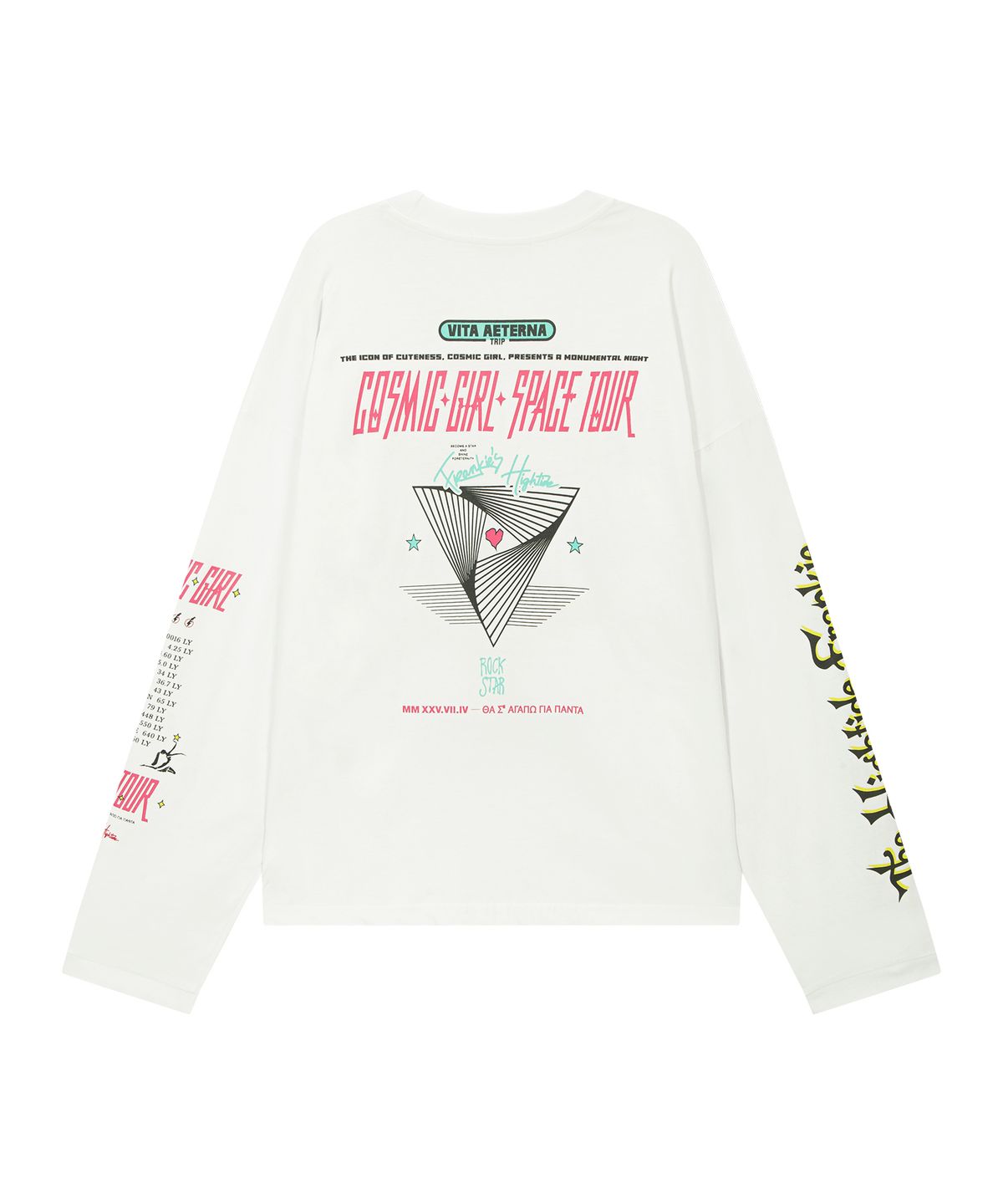 하이타이드 프랭키(HIGHTIDEFRANKIE) Cosmic Girl Long Sleeve White
