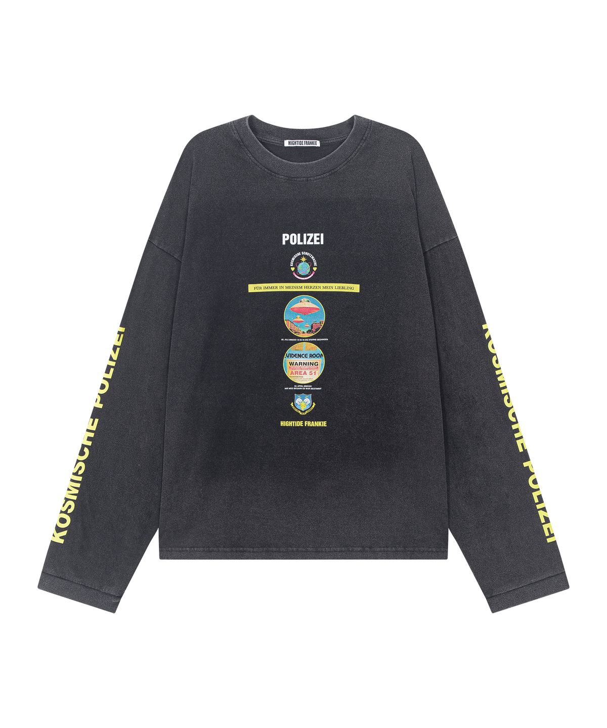 하이타이드 프랭키(HIGHTIDEFRANKIE) Cosmic Police Long Sleeve Black