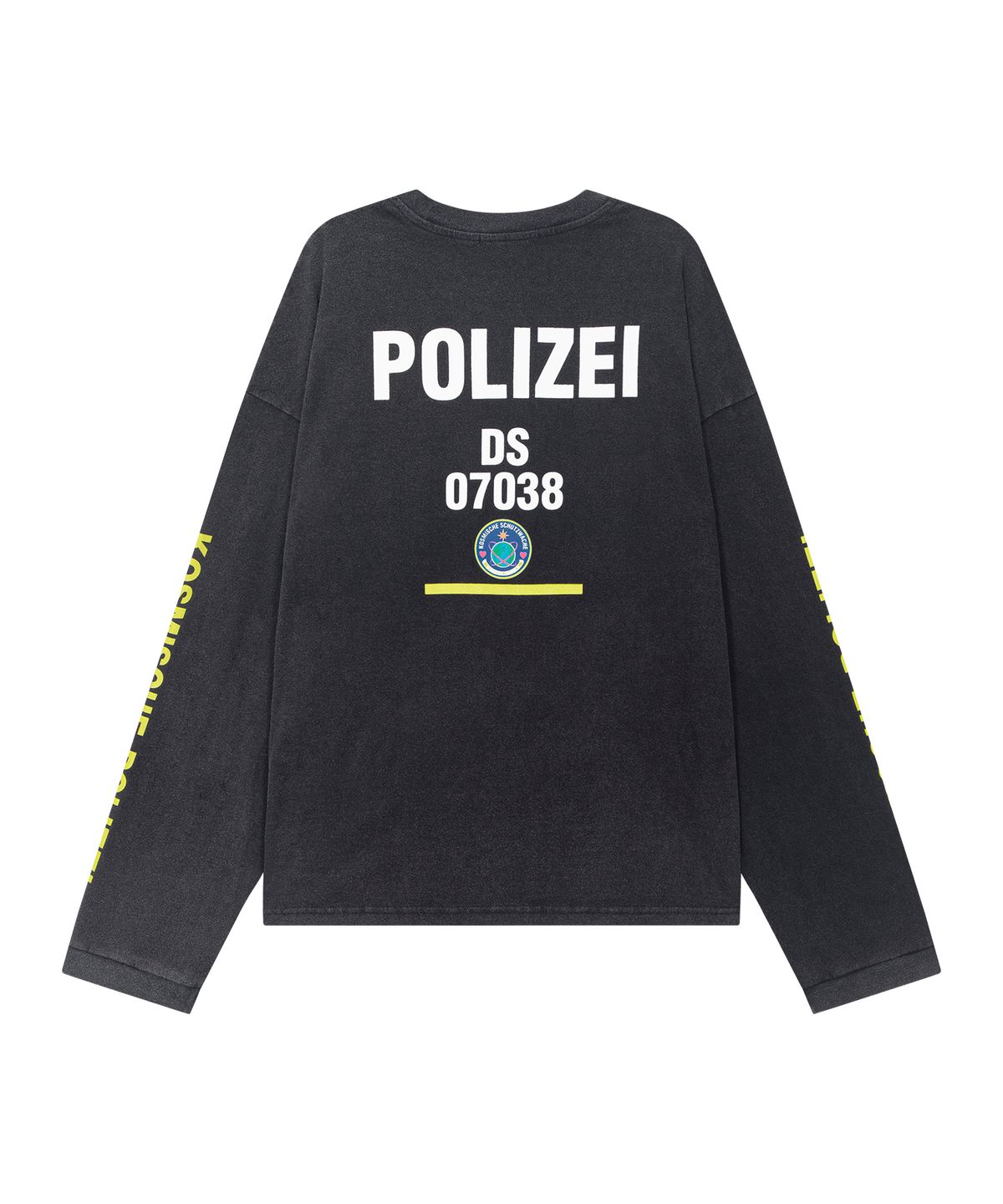하이타이드 프랭키(HIGHTIDEFRANKIE) Cosmic Police Long Sleeve Black