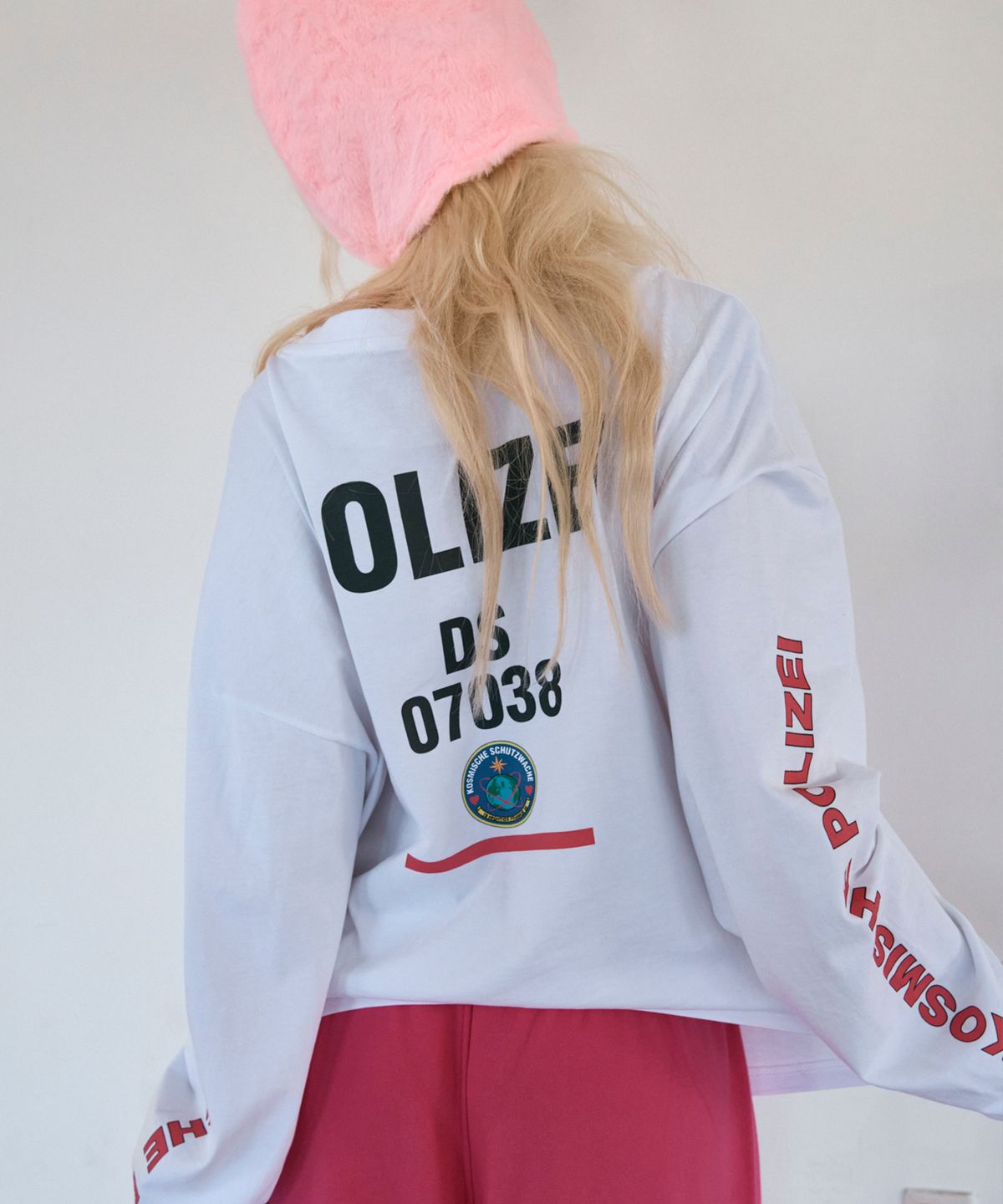 하이타이드 프랭키(HIGHTIDEFRANKIE) Cosmic Police Long Sleeve White