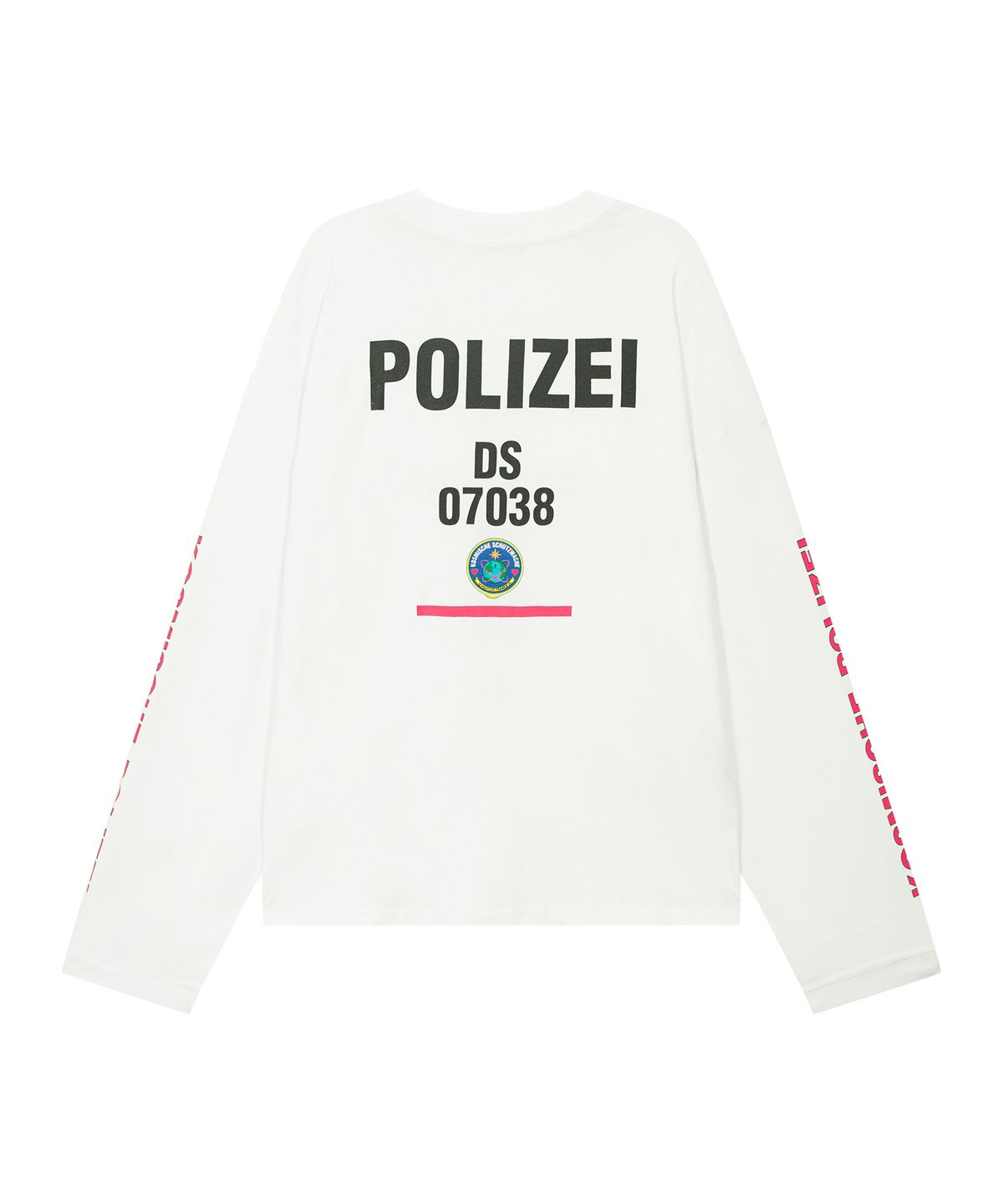 하이타이드 프랭키(HIGHTIDEFRANKIE) Cosmic Police Long Sleeve White