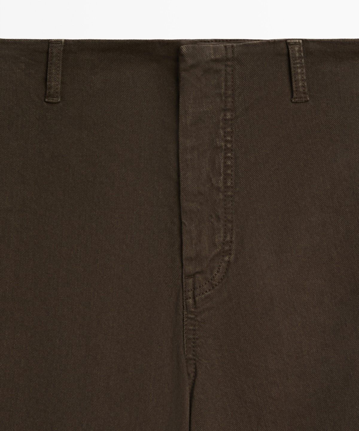 마시모두띠(MASSIMO DUTTI) 스티치 디테일 캐롯 핏 팬츠